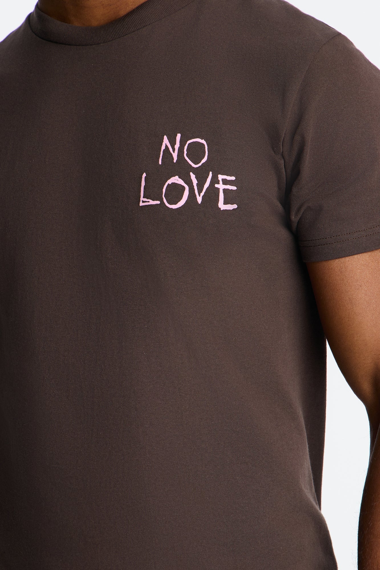 No Love And Thorns Remain Short Sleeve Tee - Chocolate