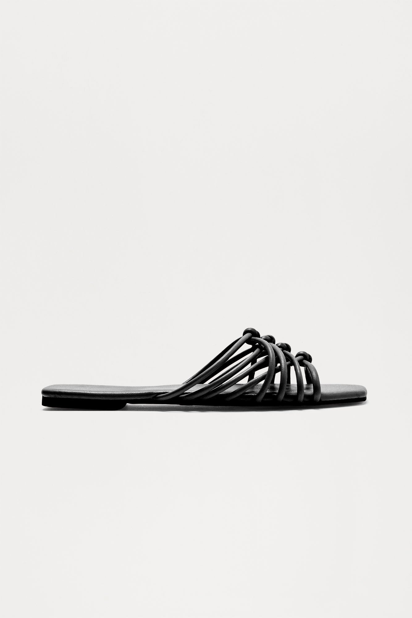 Vesper Slip On Sandals - Black