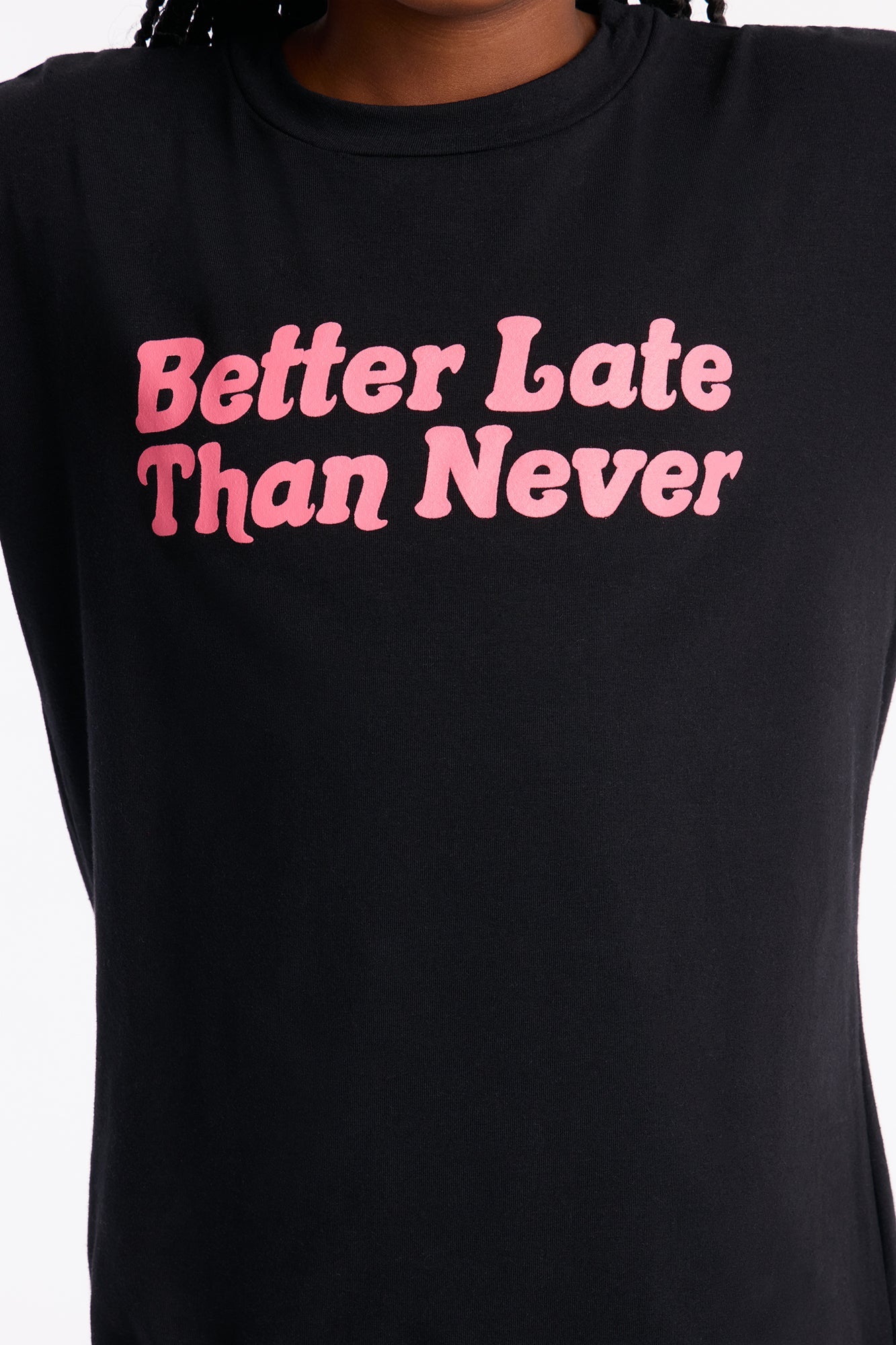 Mini Better Late Than Never Short Set - Black/combo
