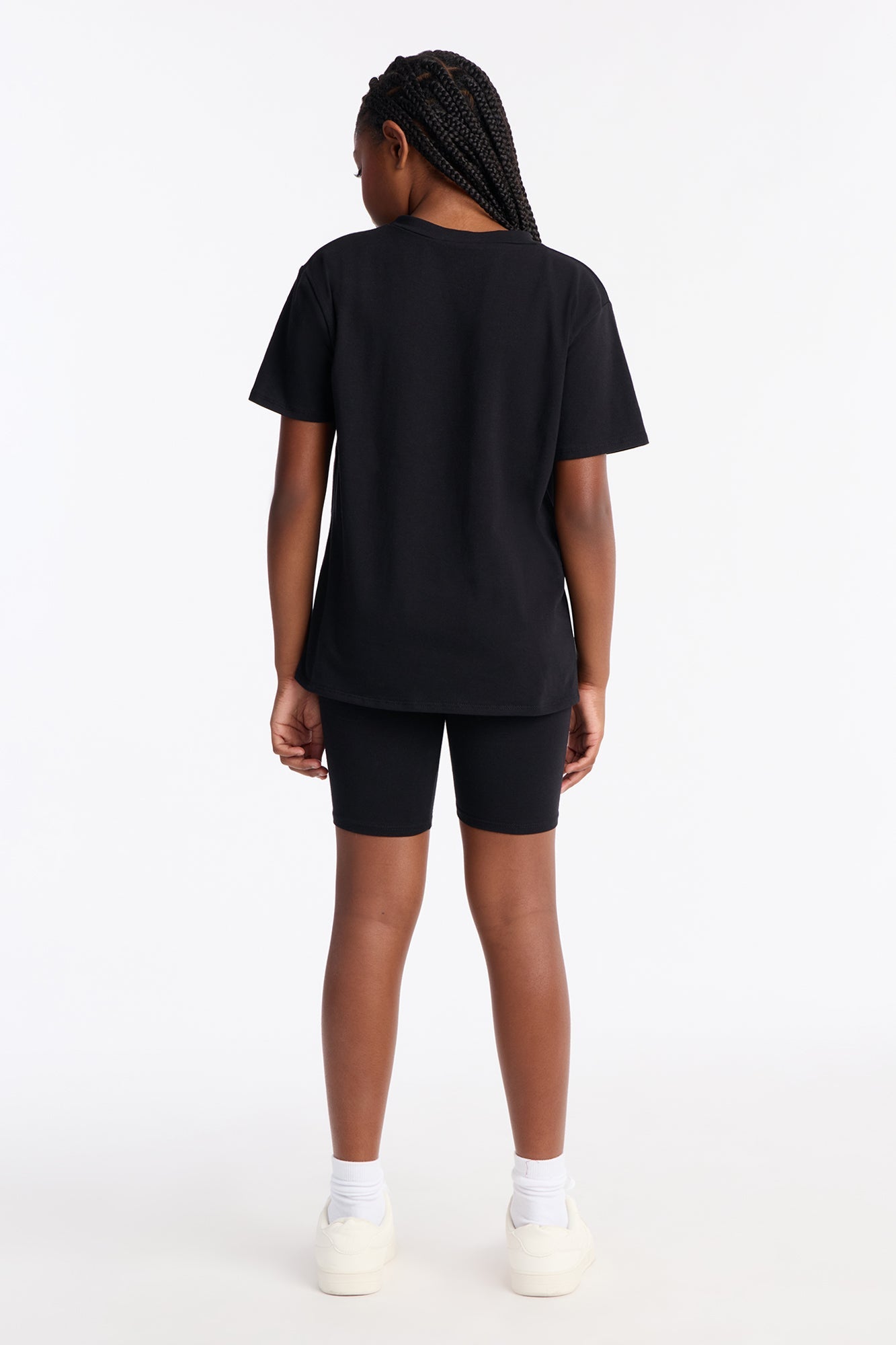 Mini Better Late Than Never Short Set - Black/combo
