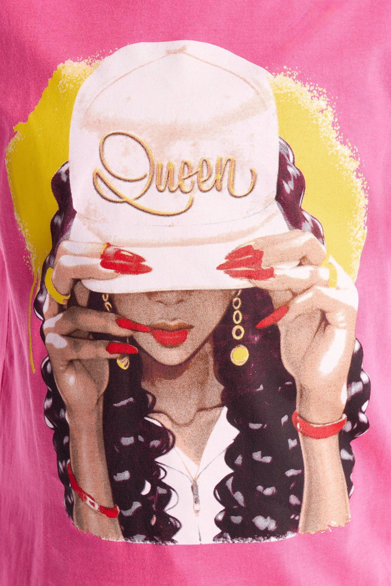 Mini Confident Queen Short Sleeve Tee - Pink
