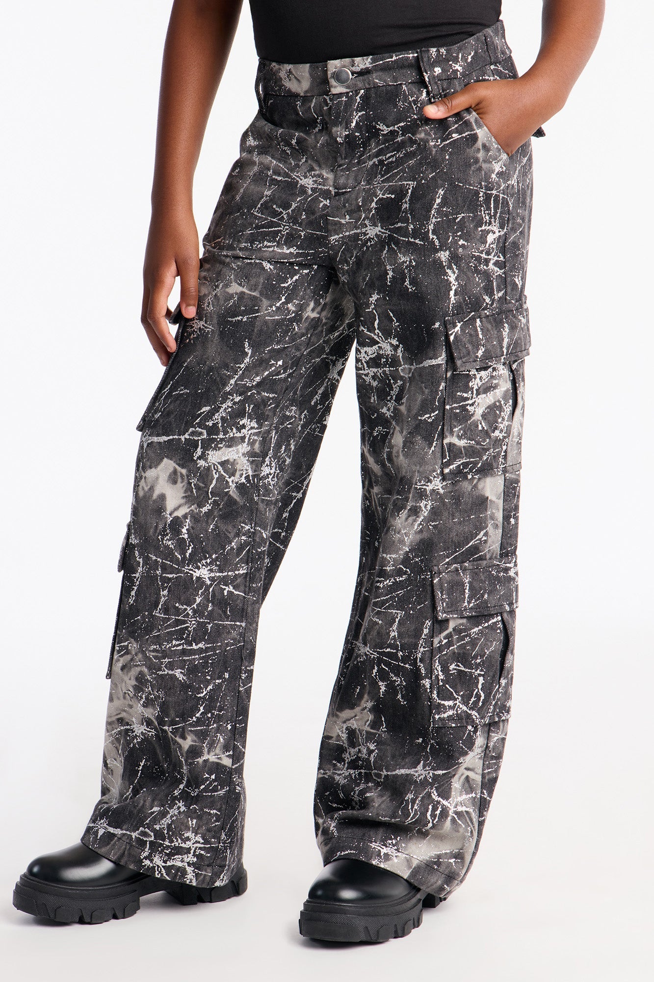 Mini Eye Of The Storm Cargo Pant - Black