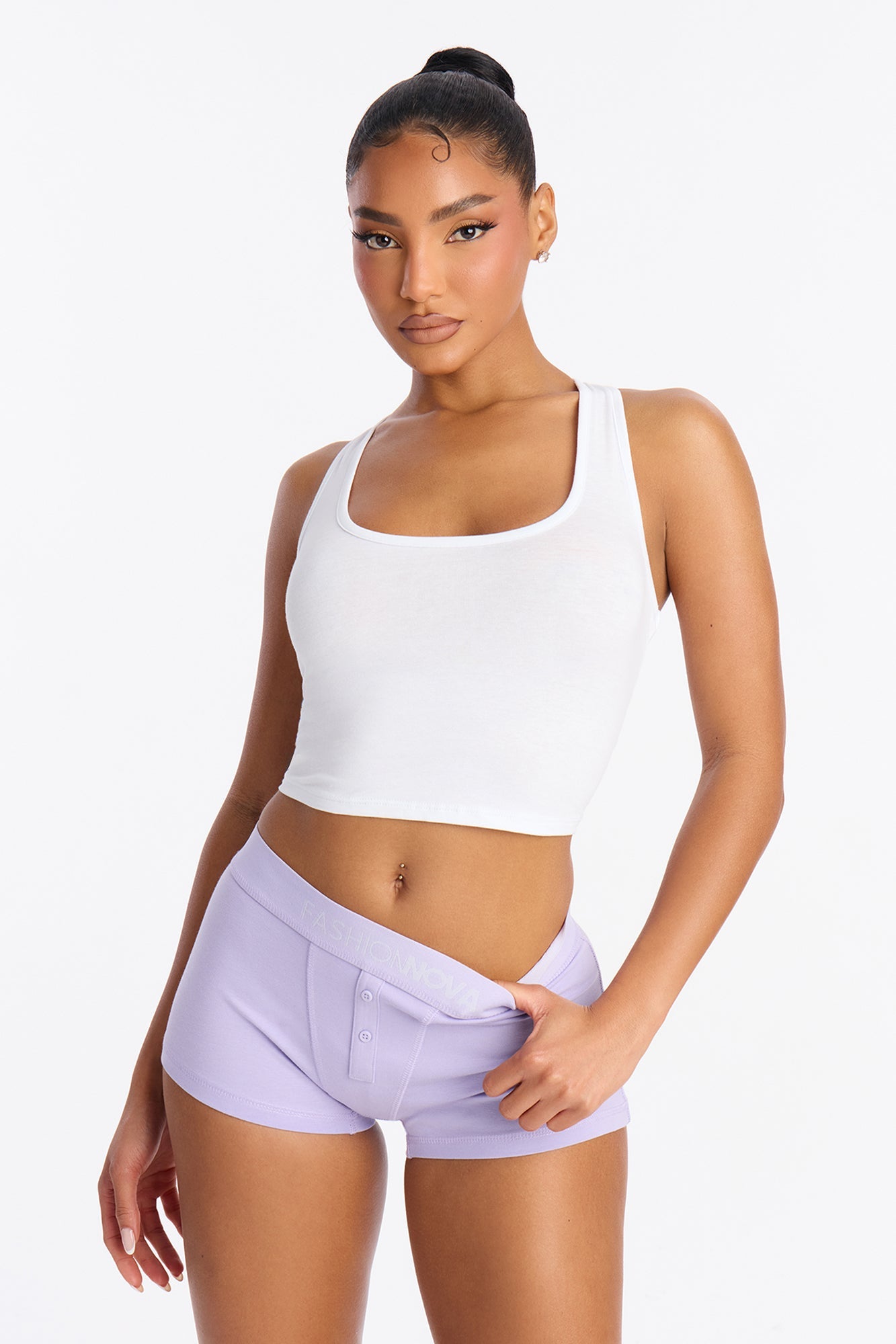 FN Mood Cotton Boyshort - Lavender