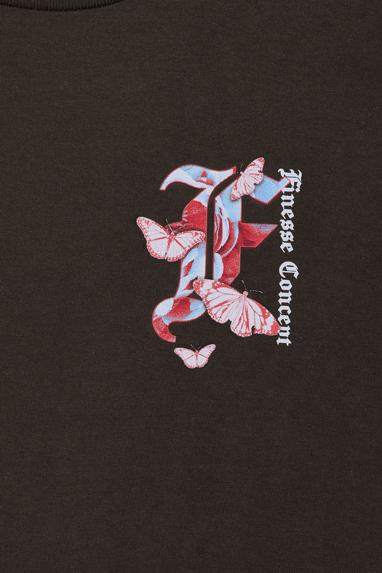 Mini Finesse Concept Front/Back Short Sleeve Tee - Chocolate