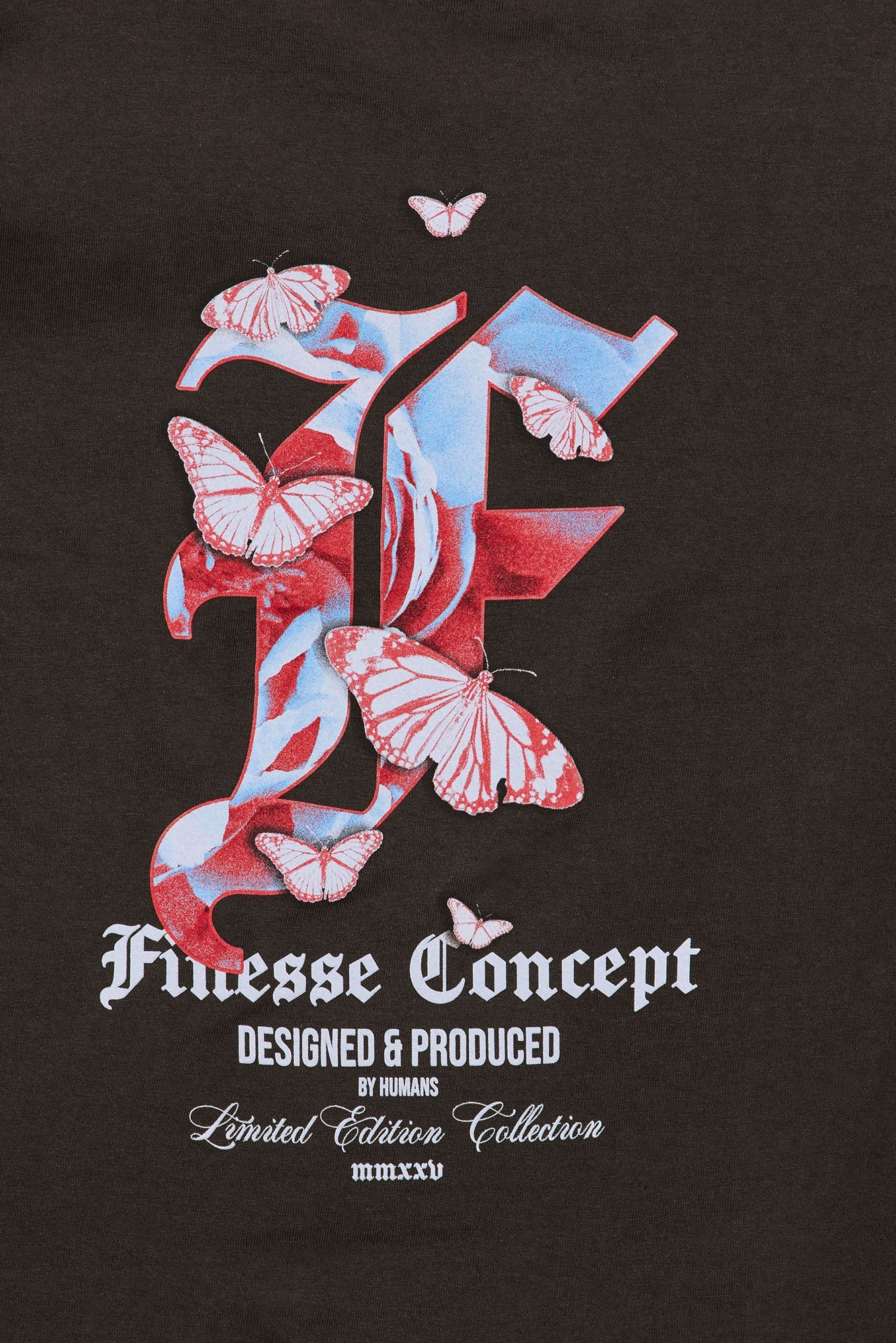 Mini Finesse Concept Front/Back Short Sleeve Tee - Chocolate