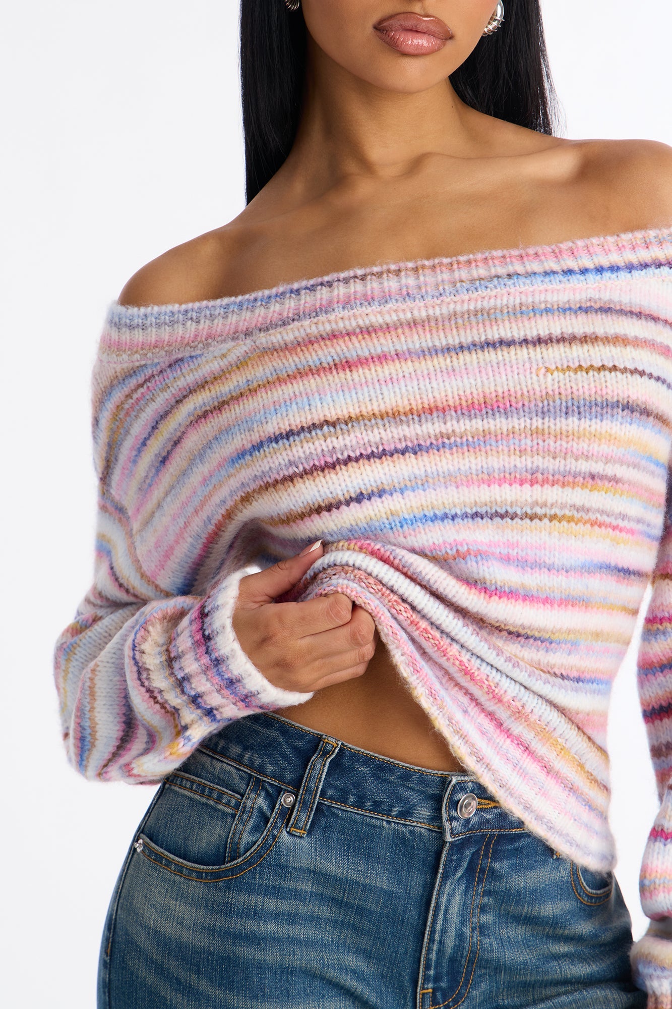 Fairy Lights Pearl Fair Isle Sweater - Multi Color