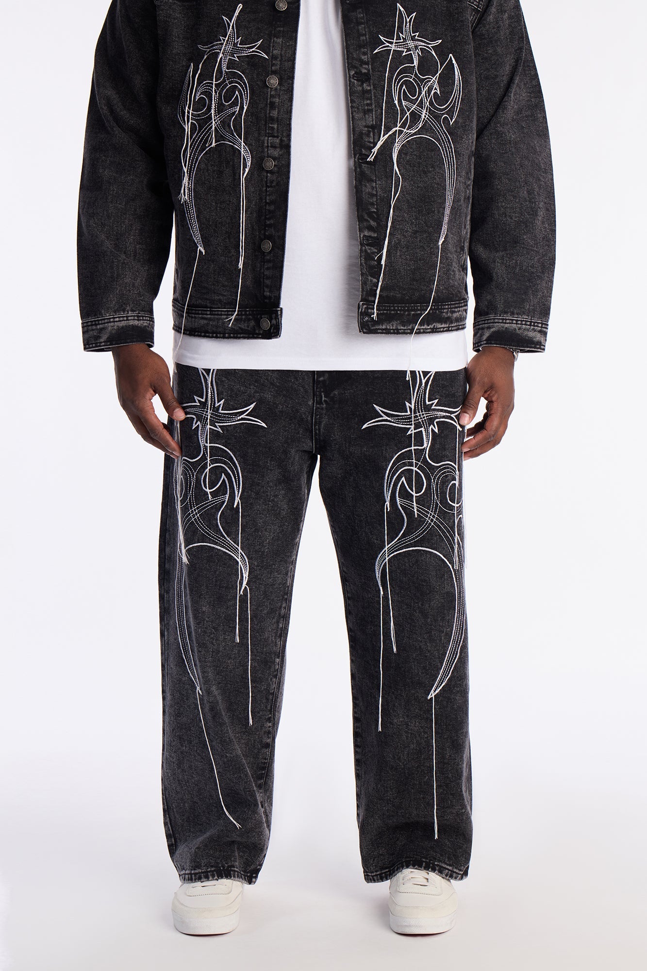 Baggy Skyfire Jean - Black Wash