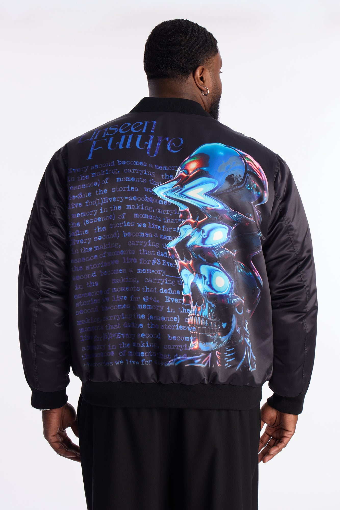 Retrofuture Street Bomber Jacket - Black