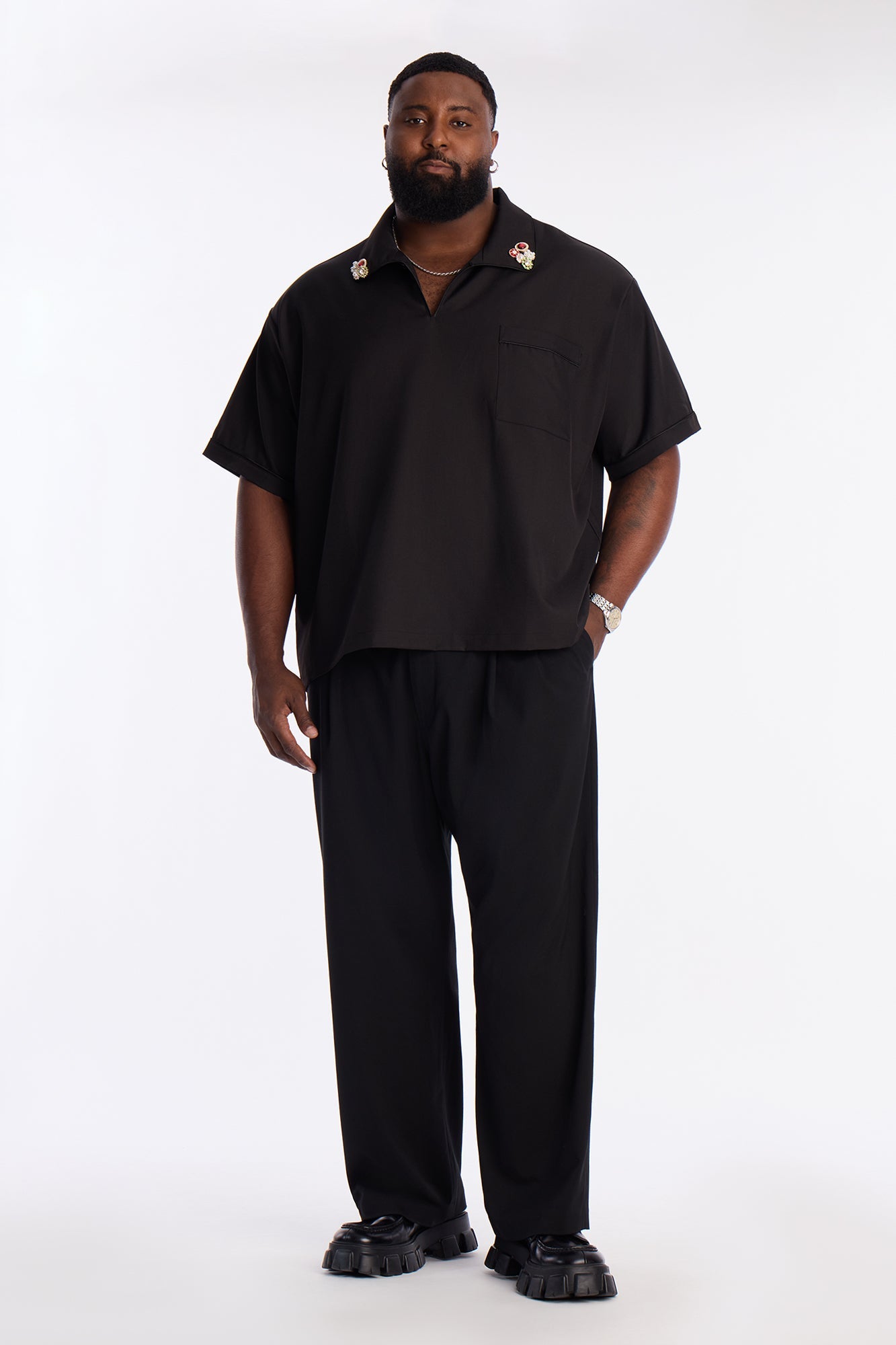Jumeirah Cluster Polo - Black