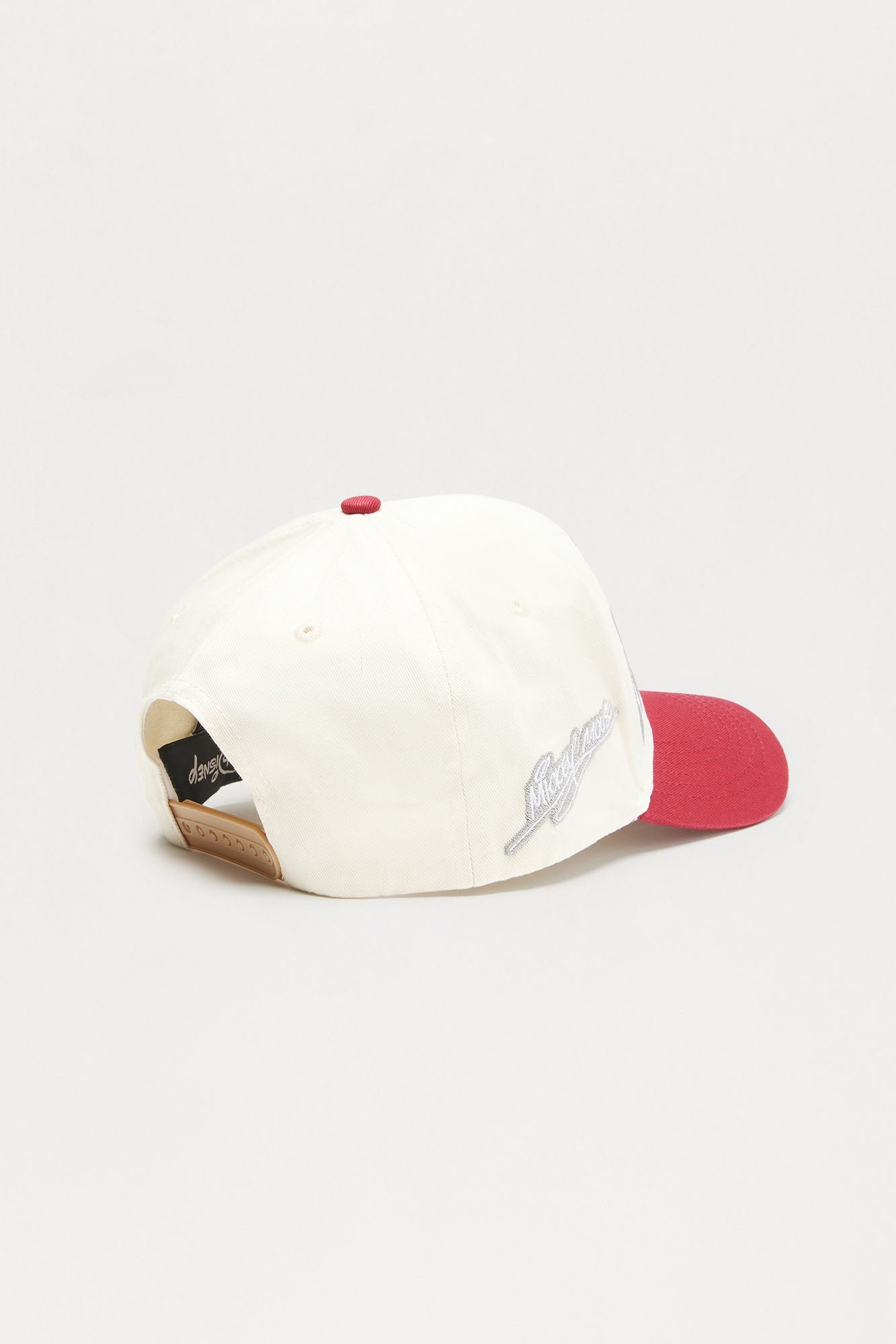 Disney Mickey Two Tone Structured Snapback Hat - Burgundy/combo