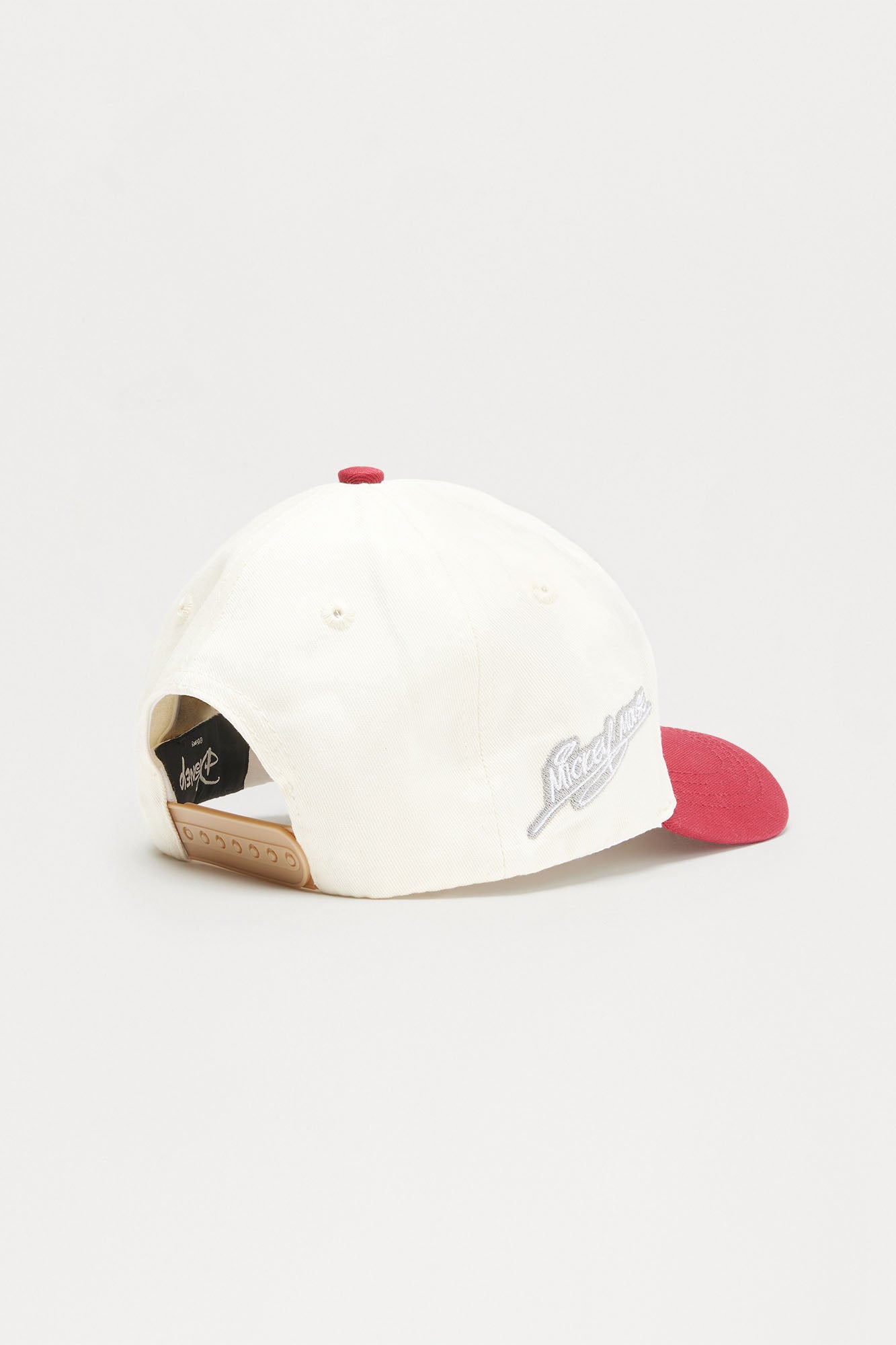 Mini Disney Mickey Two Tone Structured Snapback Hat - Burgundy/combo