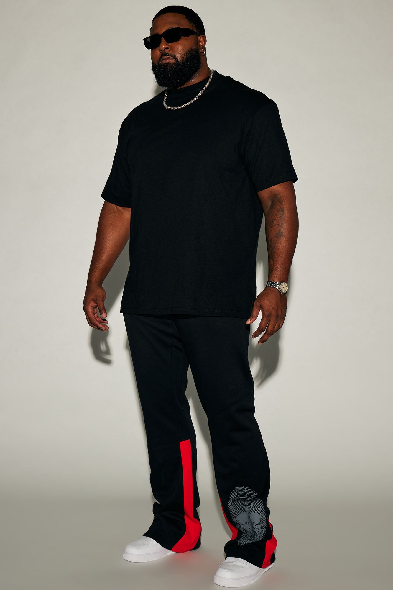 Unknown Fate Flared Sweatpants - Black