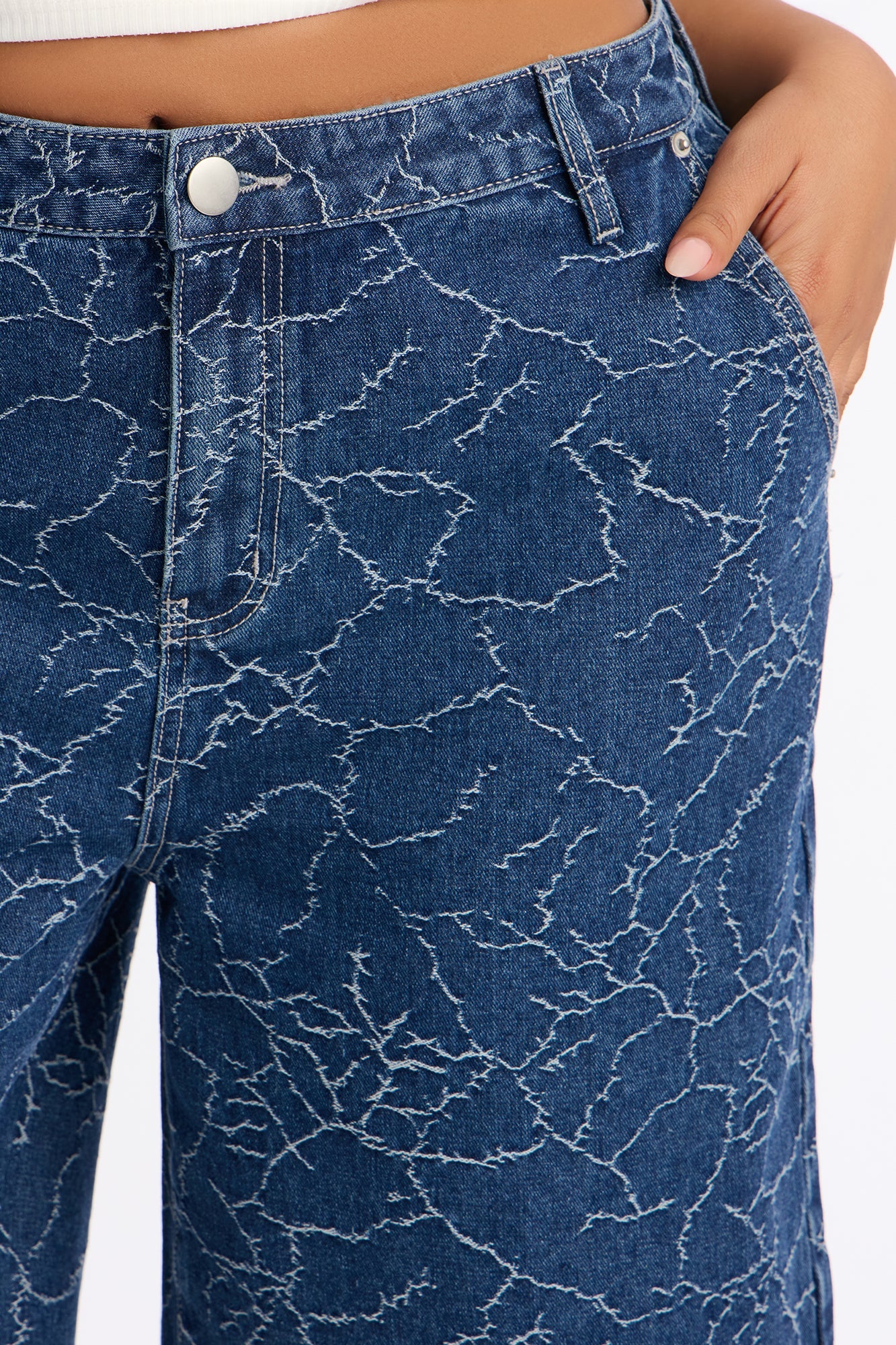 Live Wire Denim Jorts - Dark Wash