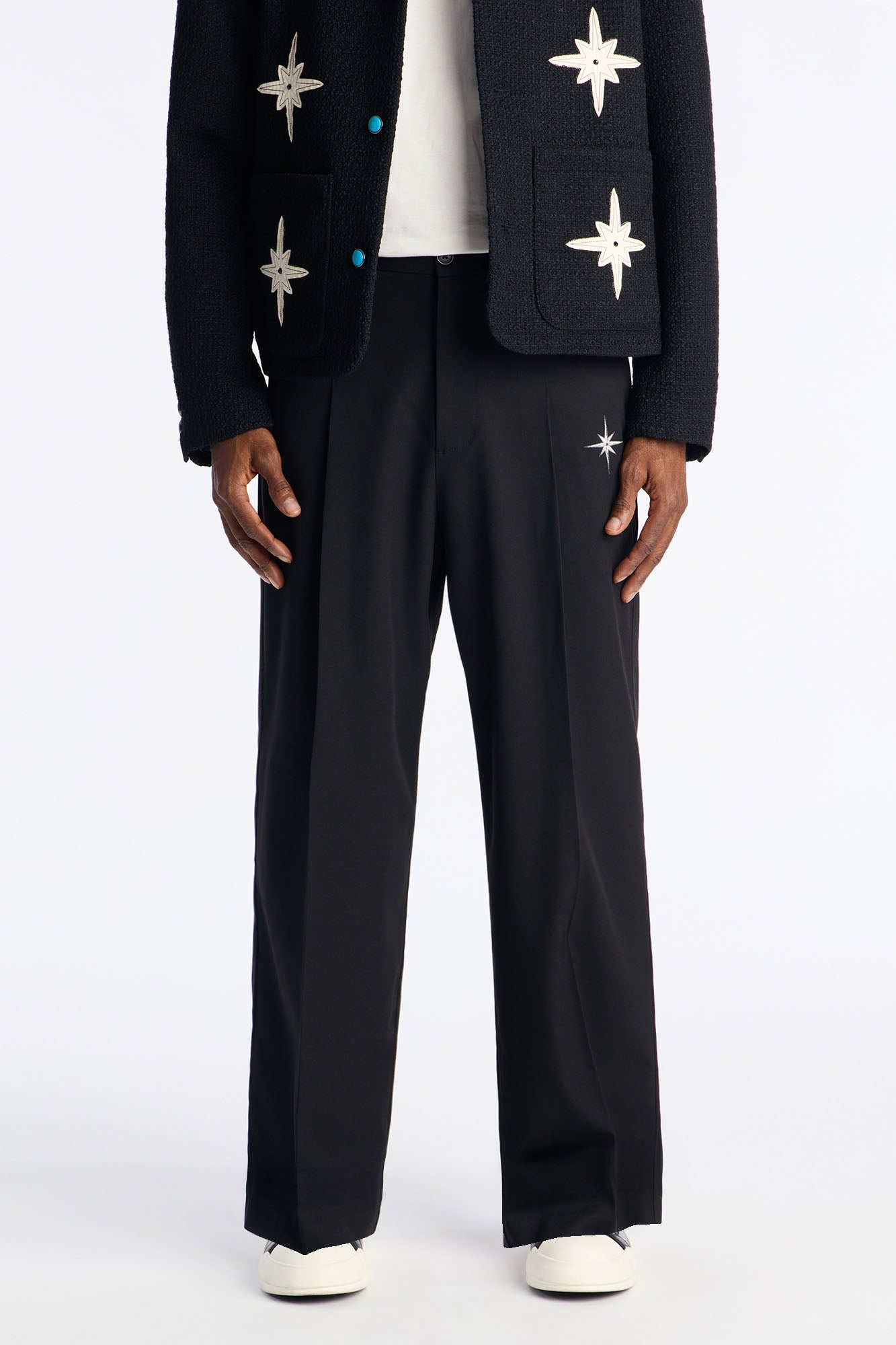 Straight Star Marker Trouser - Black