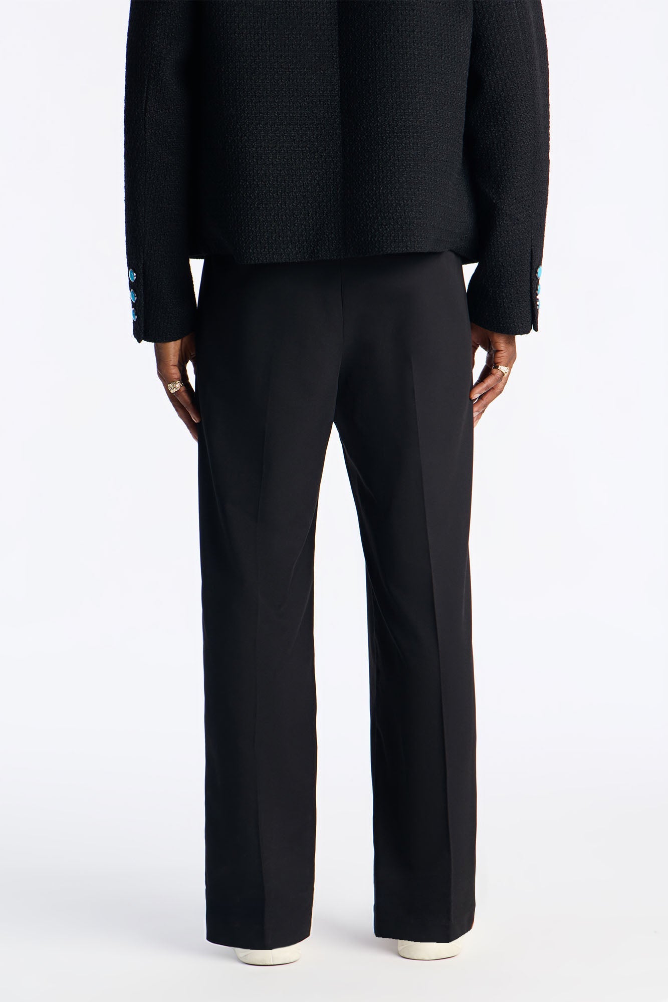 Straight Star Marker Trouser - Black