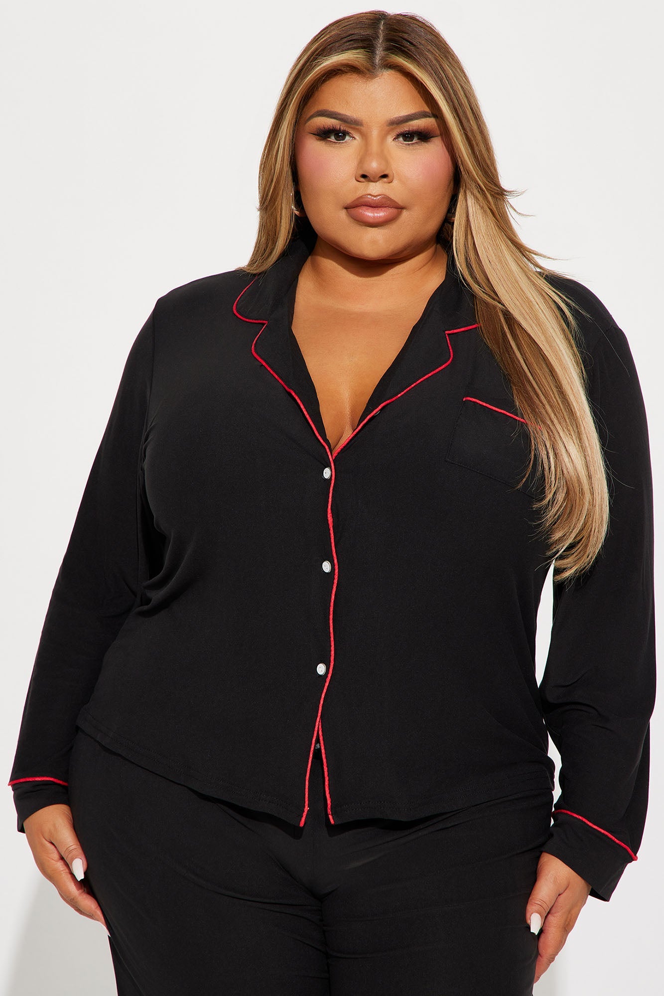 Sweet Heart PJ Pant Set - Black