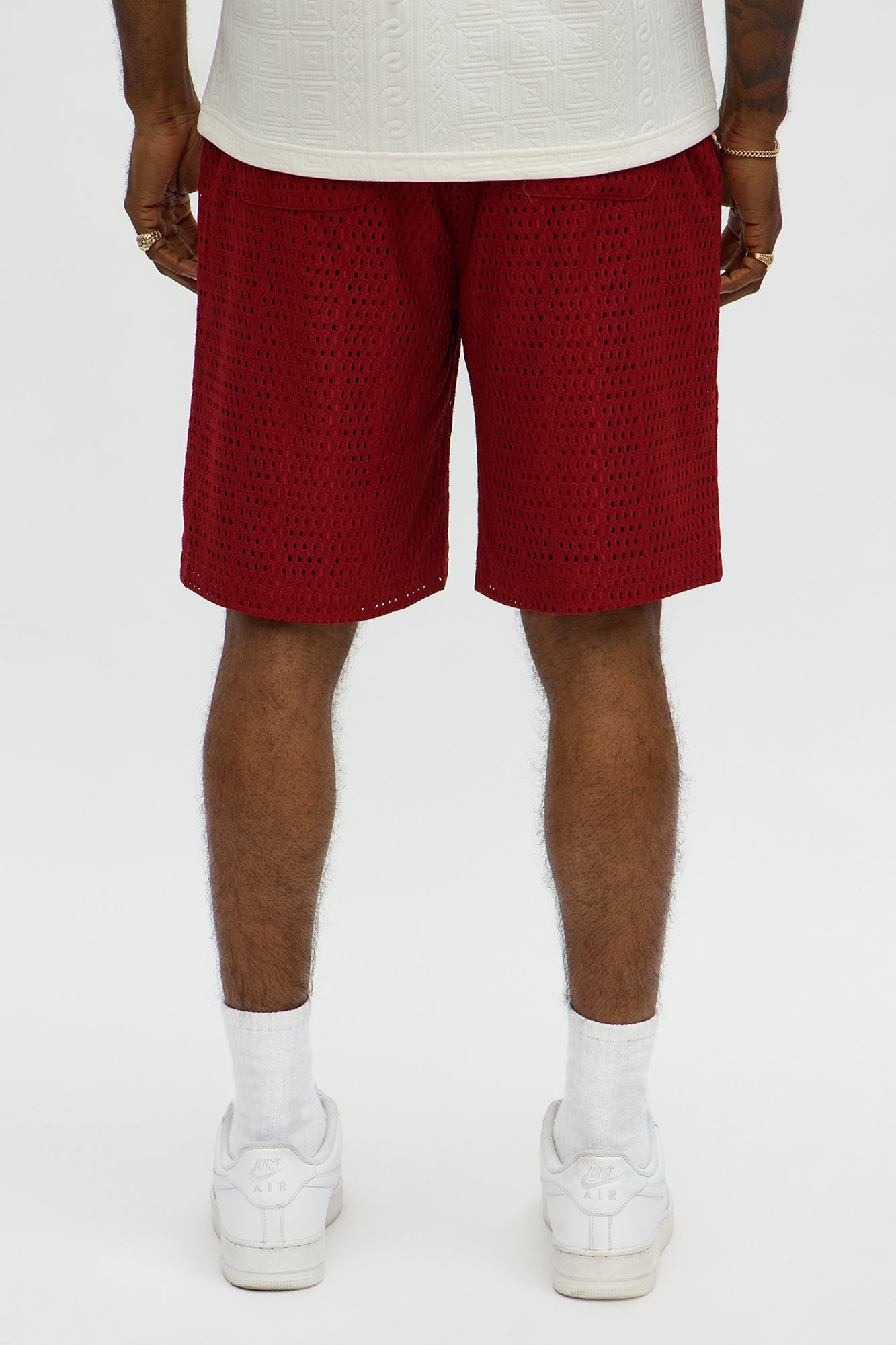 Relaxed Oarken Air Short - Burgundy