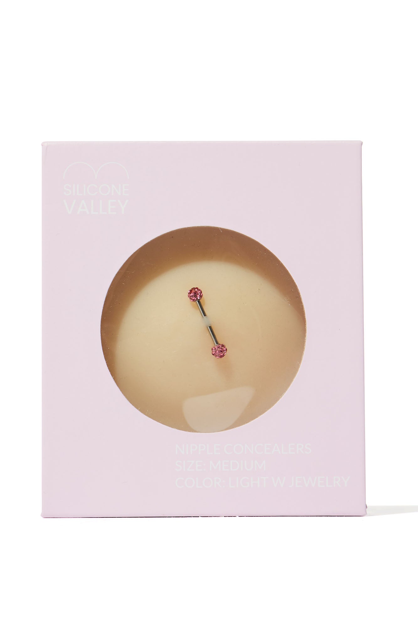 Are Those Real Faux Pierced Nipple Covers - Nude