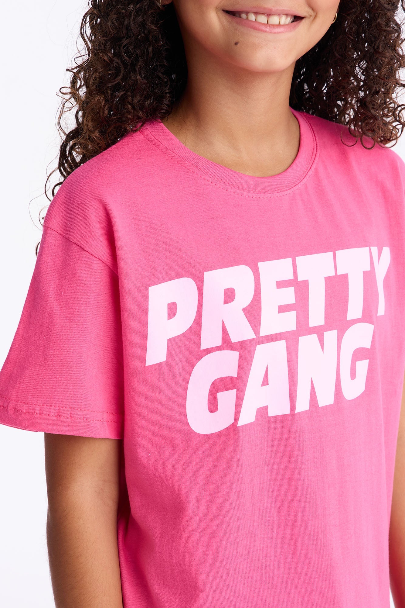 Mini Pretty Gang T-Shirt - Fuchsia