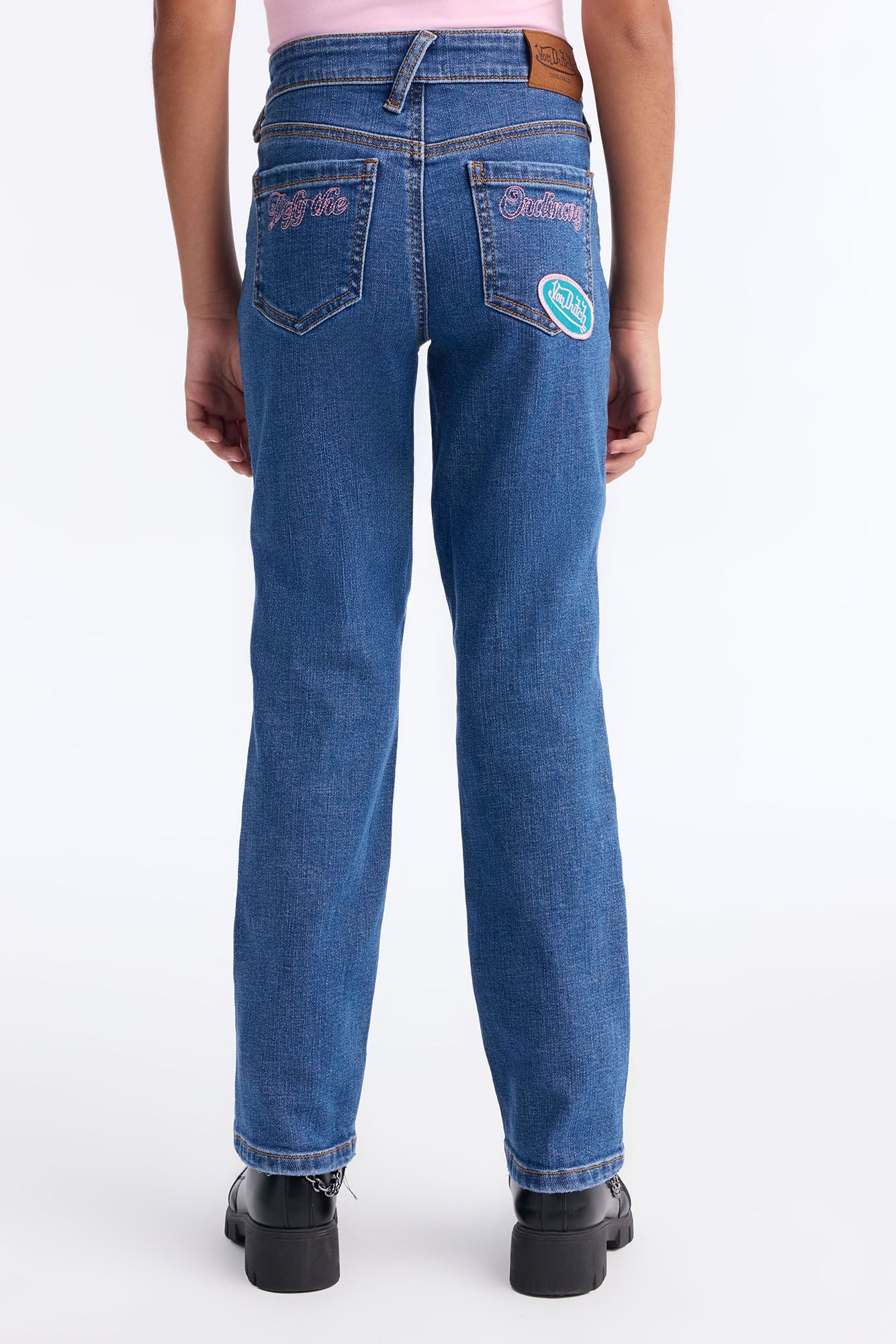 Mini Von Dutch Defy The Ordinary Bootcut Jean - Medium Wash