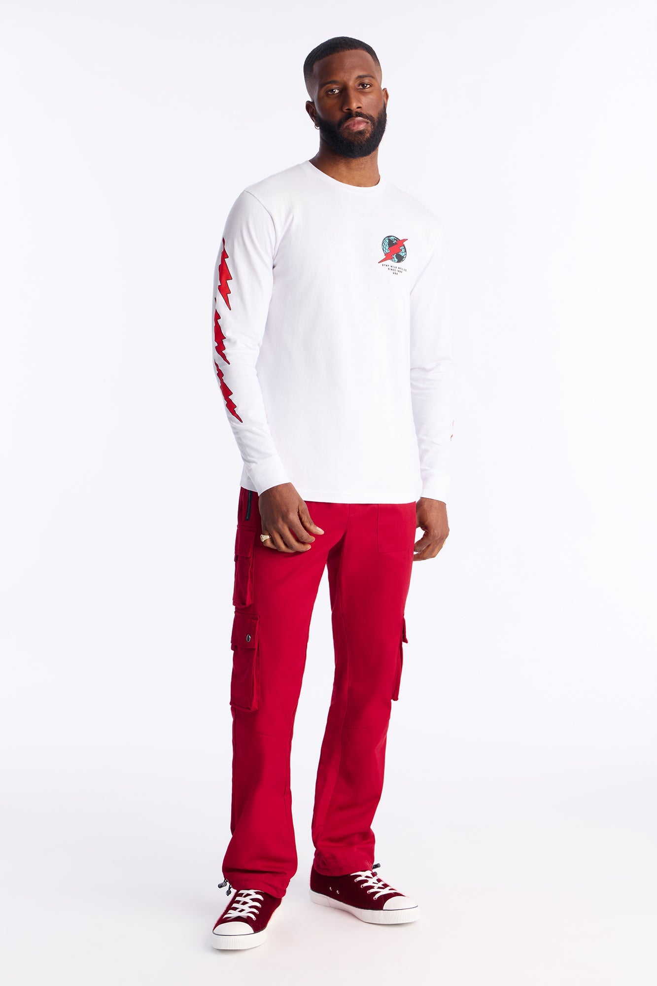 Wild Ones Never Die Long Sleeve Tee - White