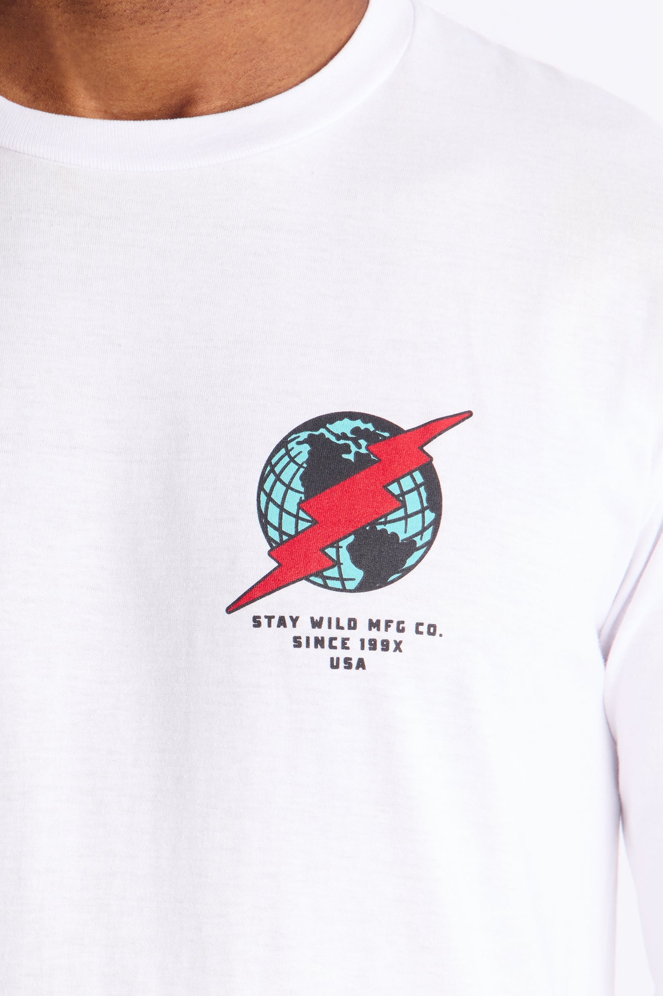 Wild Ones Never Die Long Sleeve Tee - White