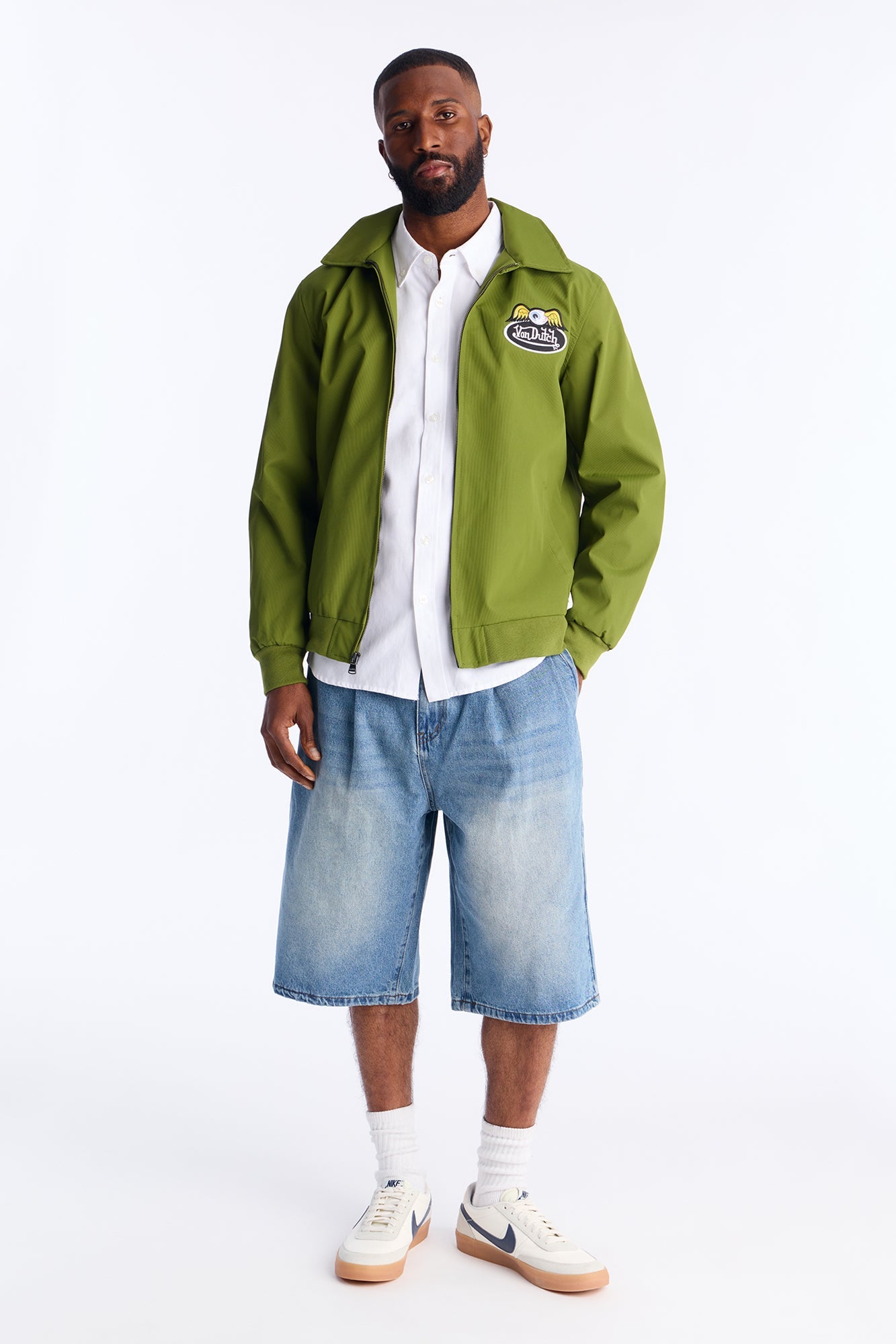 Von Dutch Kulture Bomber Jacket - Green