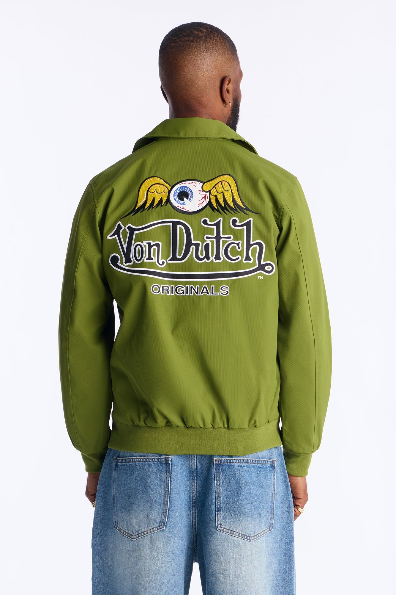 Von Dutch Kulture Bomber Jacket - Green
