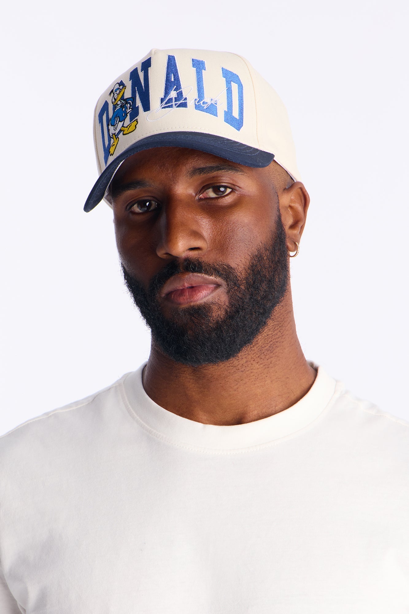 Disney Donald Two Tone Structured Snapback Hat - Navy/combo