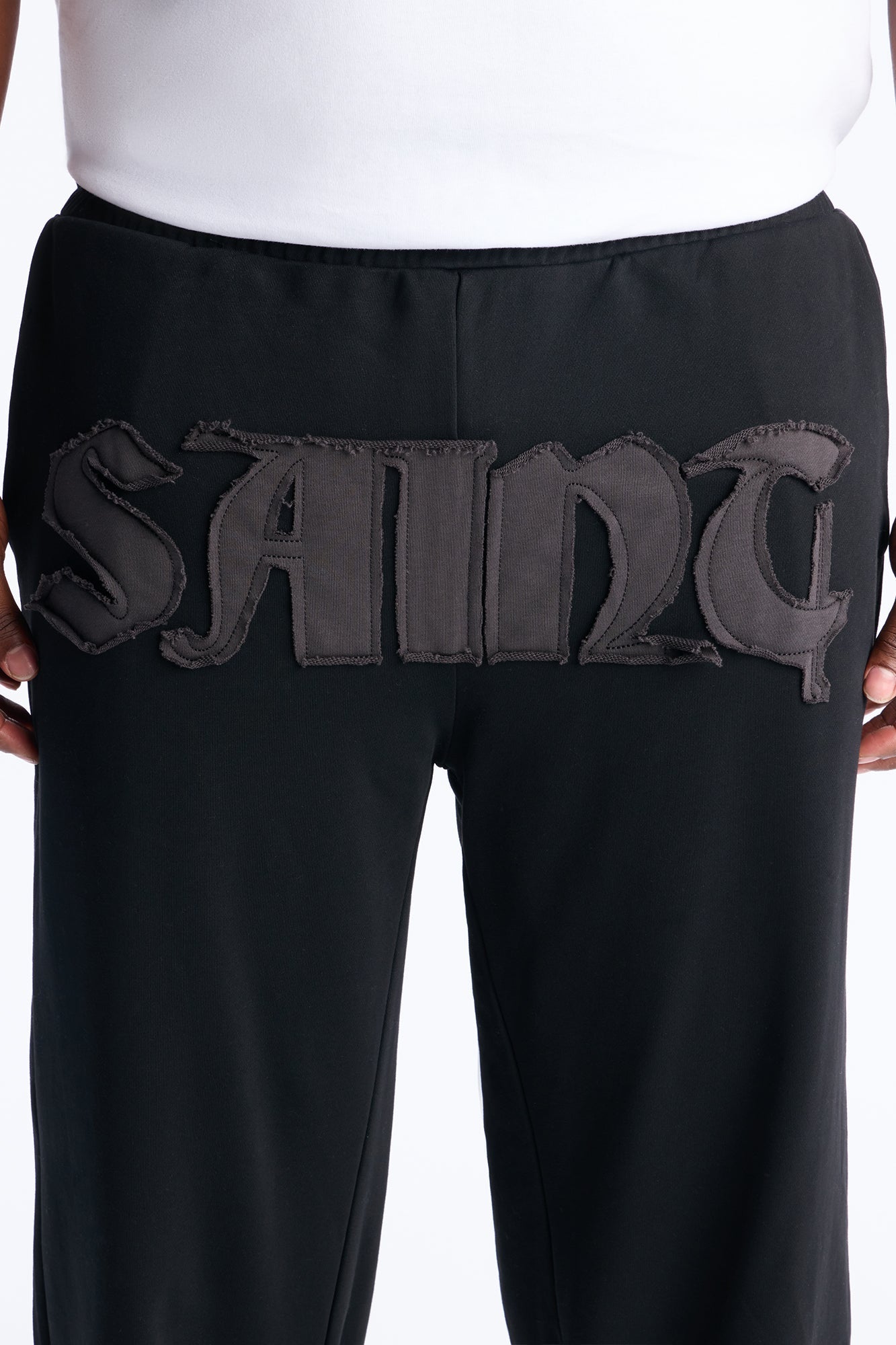 Saint Straight Sweatpants - Black