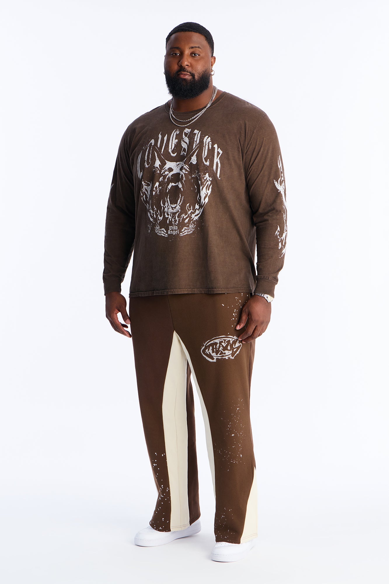 Lonestar Long Sleeve Tee - Chocolate