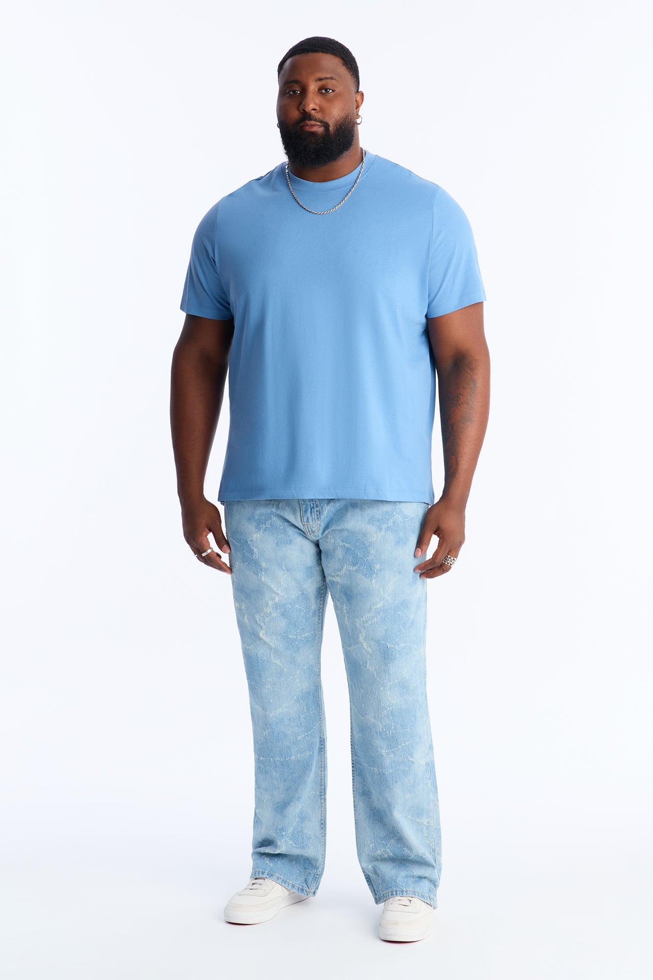 Classic Lightweight Tee - Slate Blue