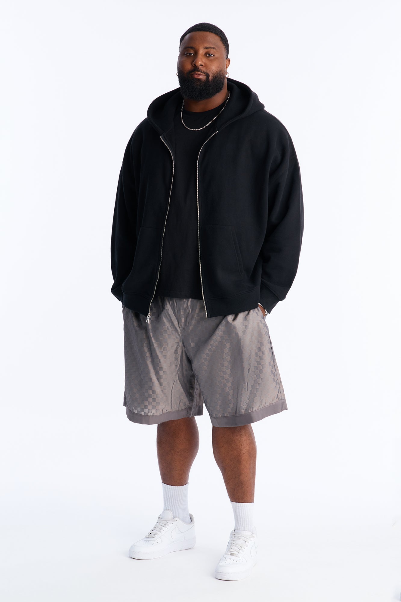 Baggy Arts District Ombre Short - Grey