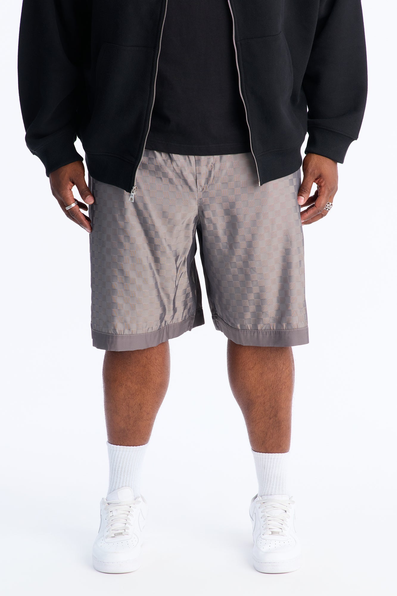 Baggy Arts District Ombre Short - Grey