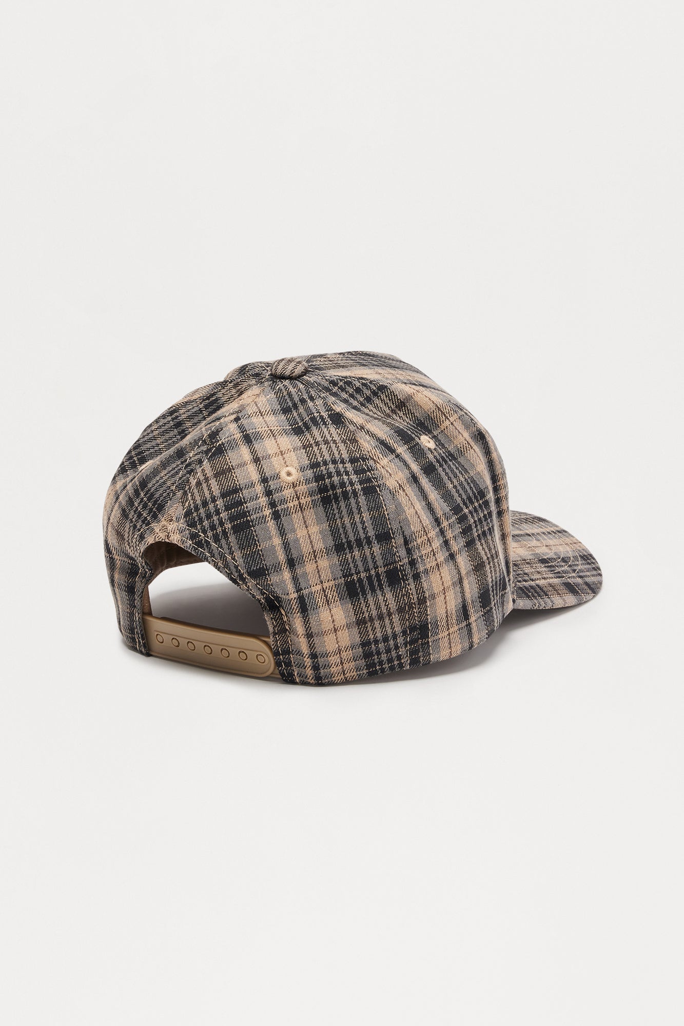 Need Money Structured Flannel Snapback Hat - Tan