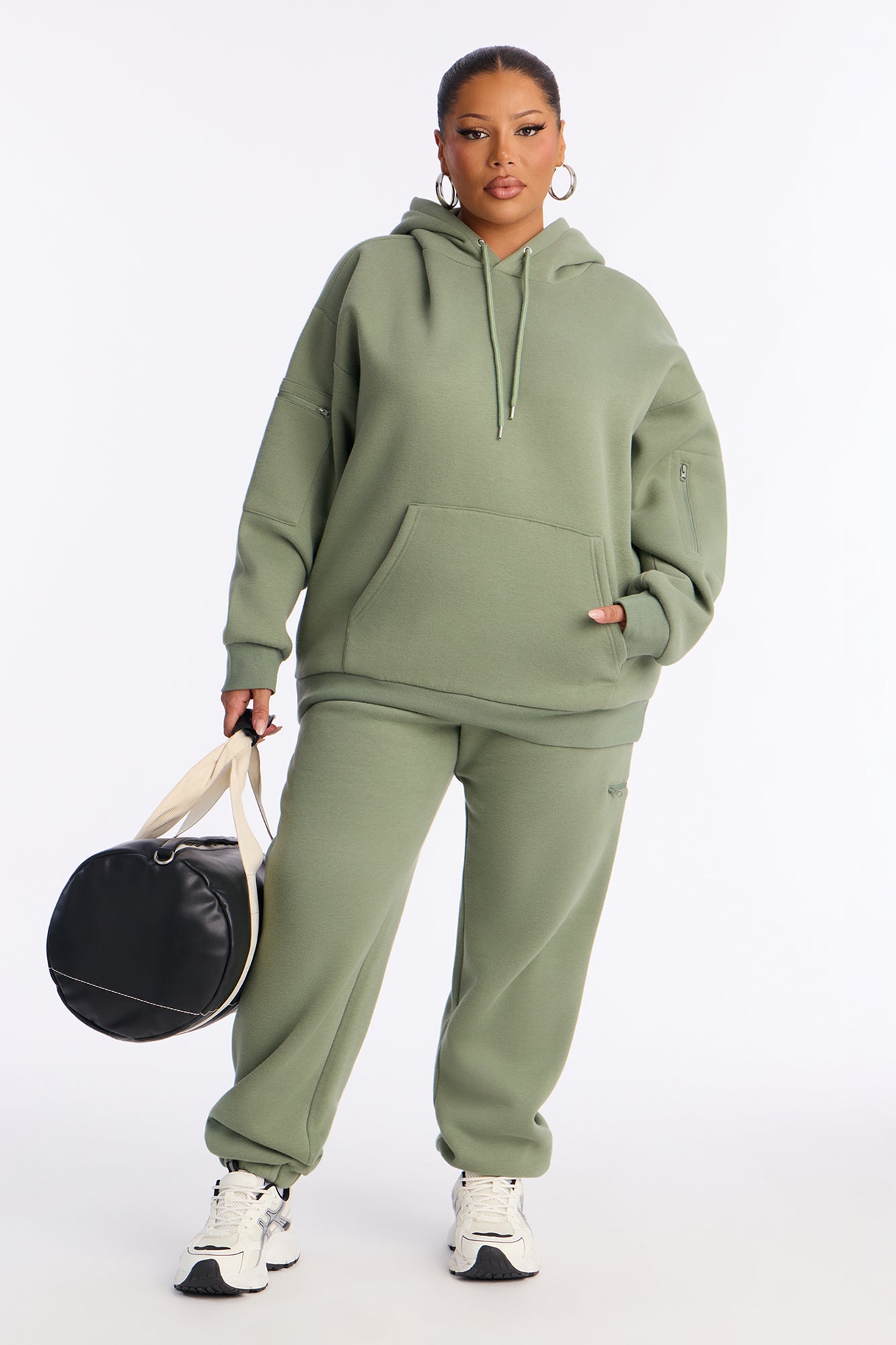 In Flight Fleece Jogger - Sage