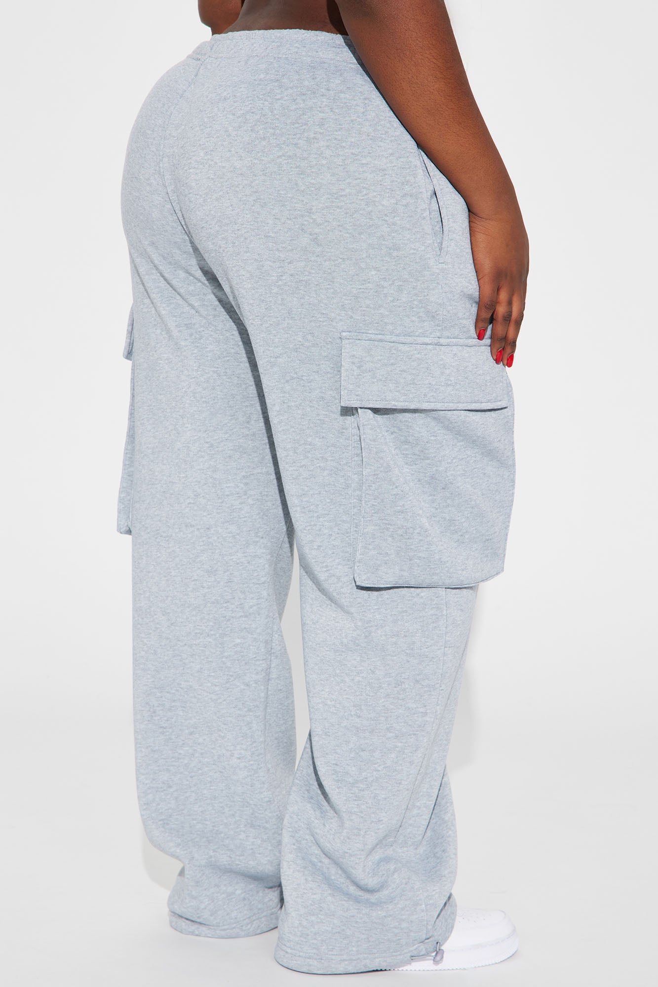 Luna Cargo Lounge Jogger - Heather Grey