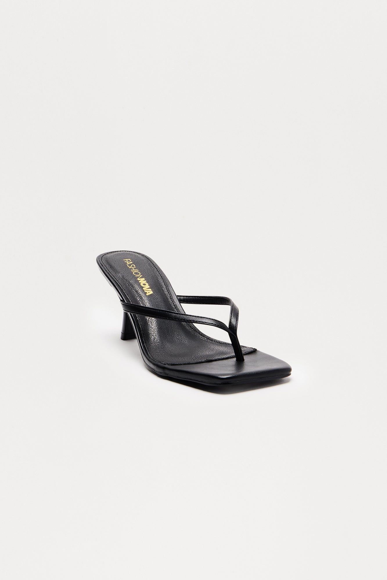Ayla Thong Mules - Black