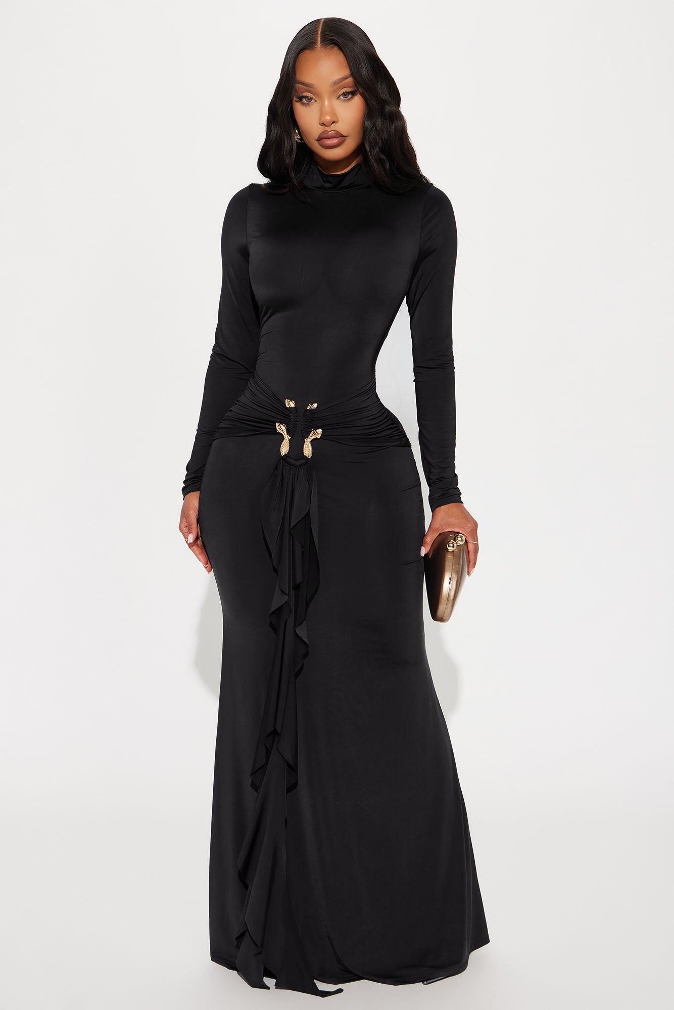 In The Moment Maxi Dress - Black