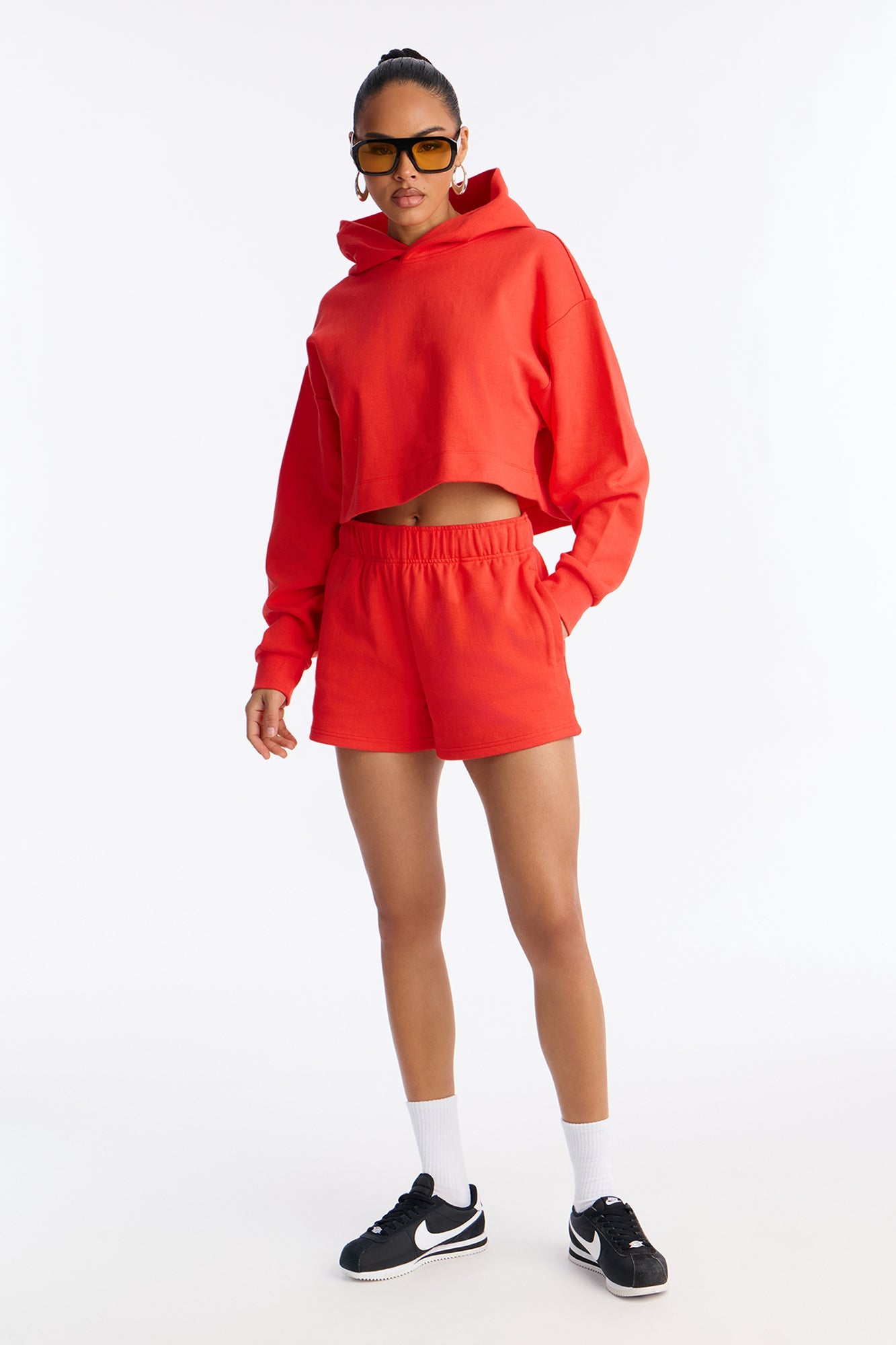 Kenya Sweatshirt Hoodie - Tomato Red