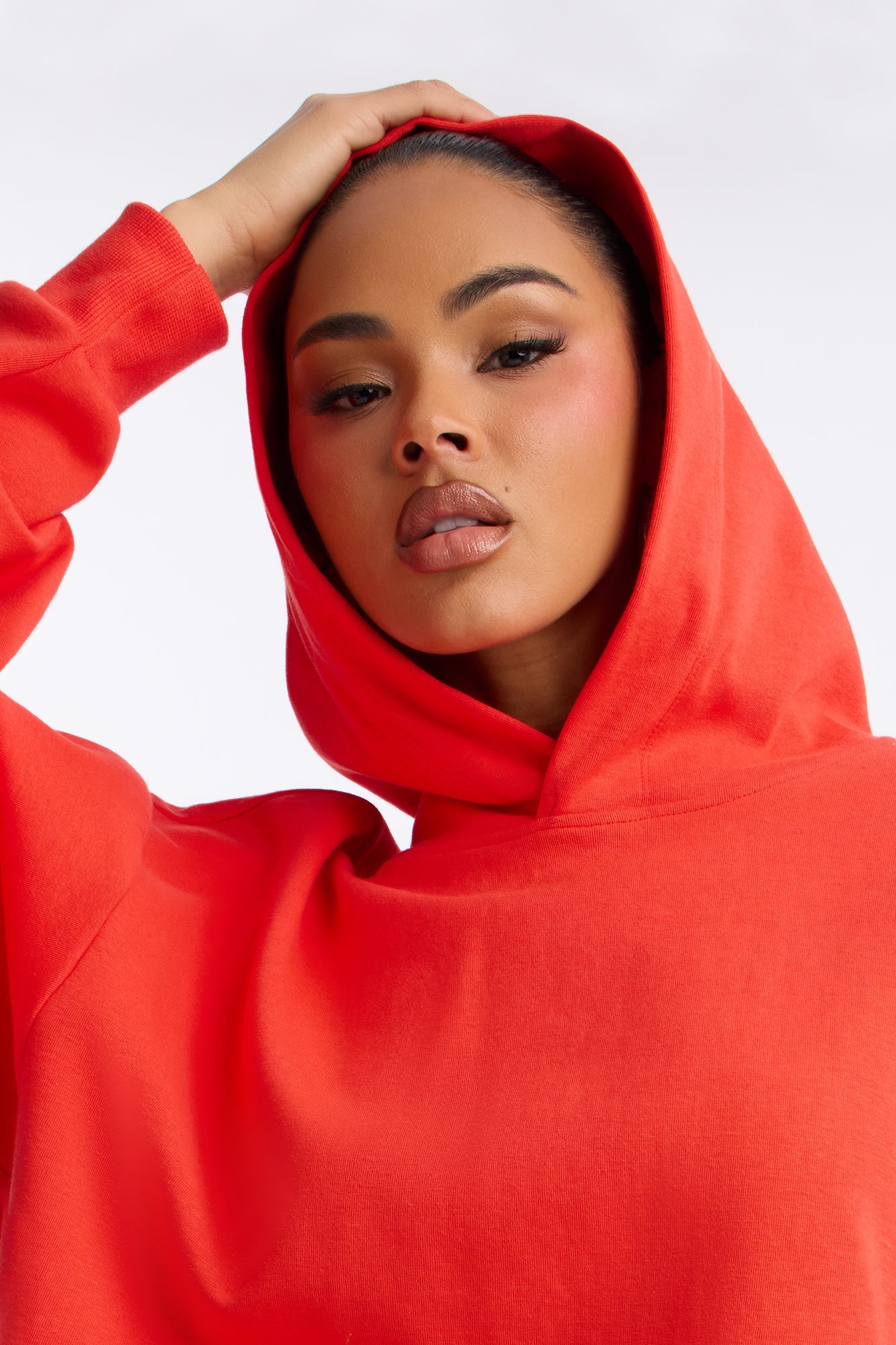 Kenya Sweatshirt Hoodie - Tomato Red