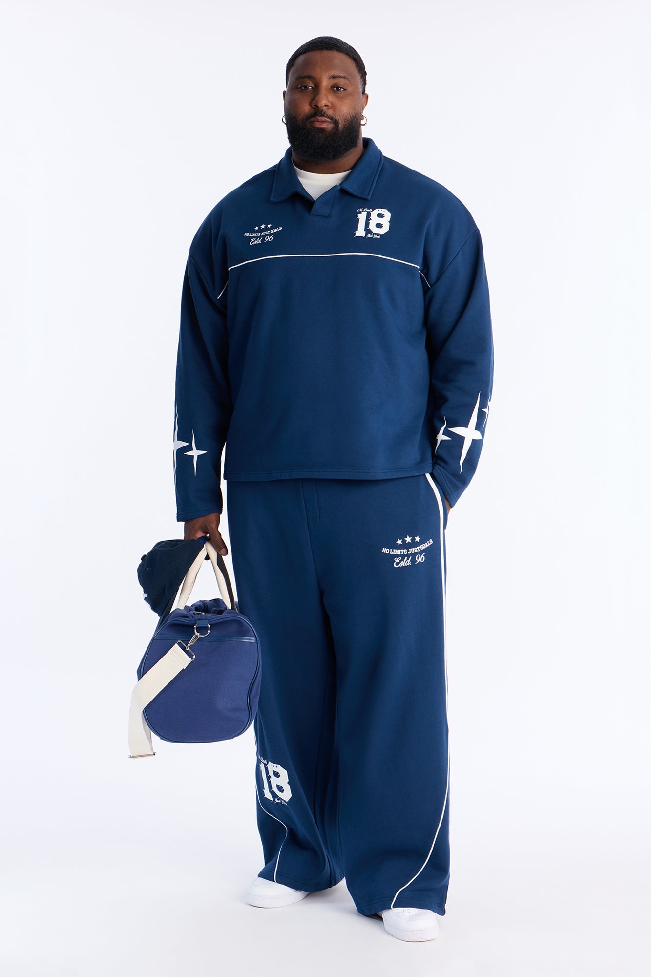 No Limits Track Sweatpants - Navy