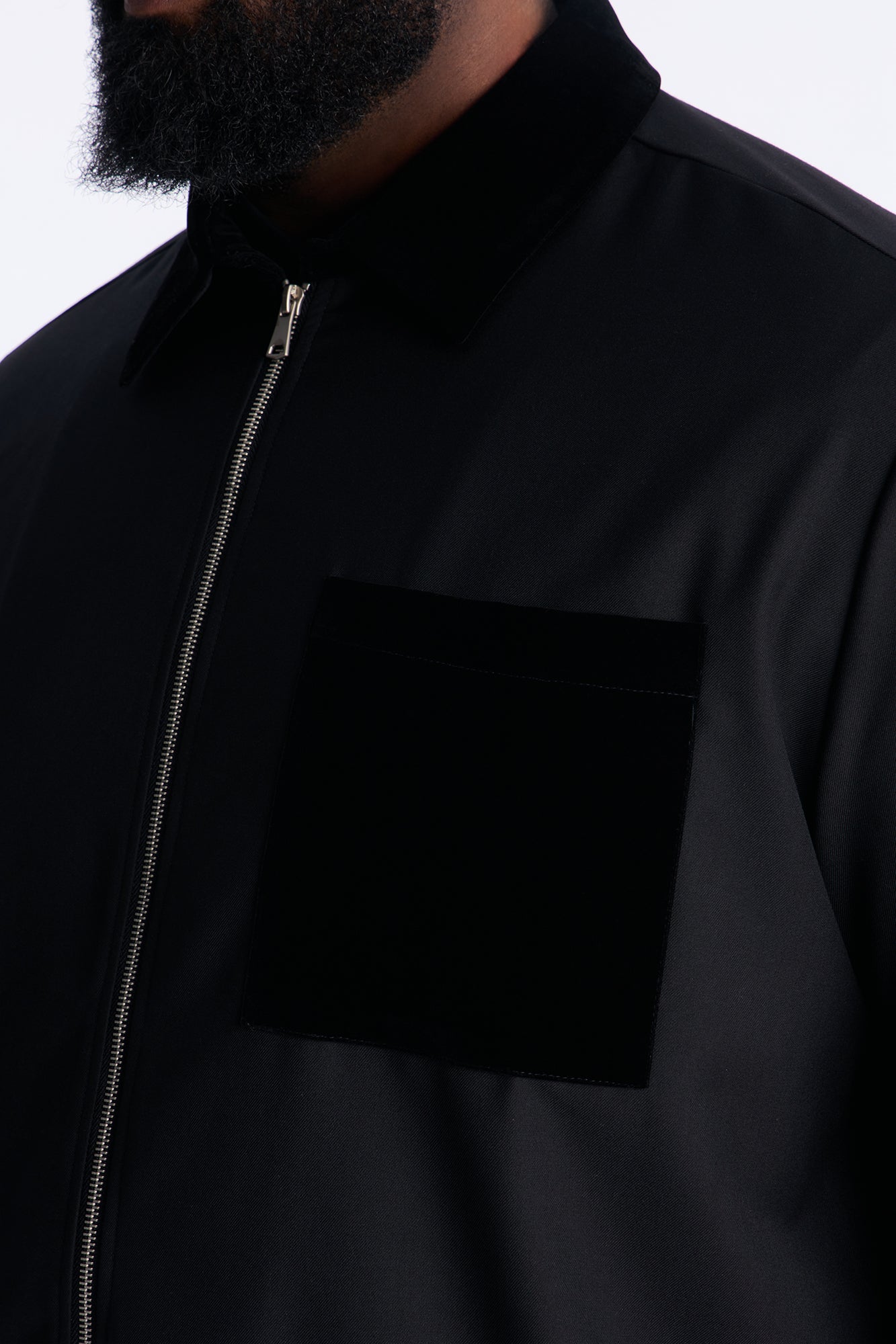 Serrano Midnight Zip-Up - Black