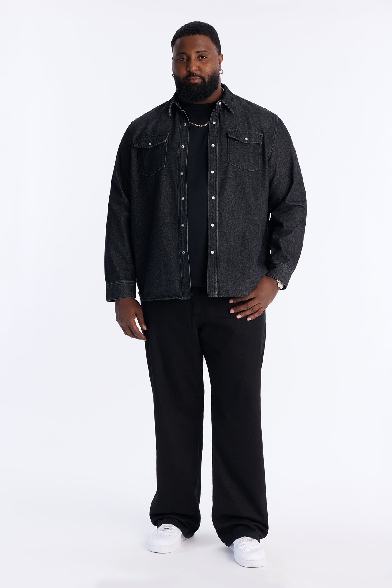 Rodeo Denim Button Up Shirt - Black Wash