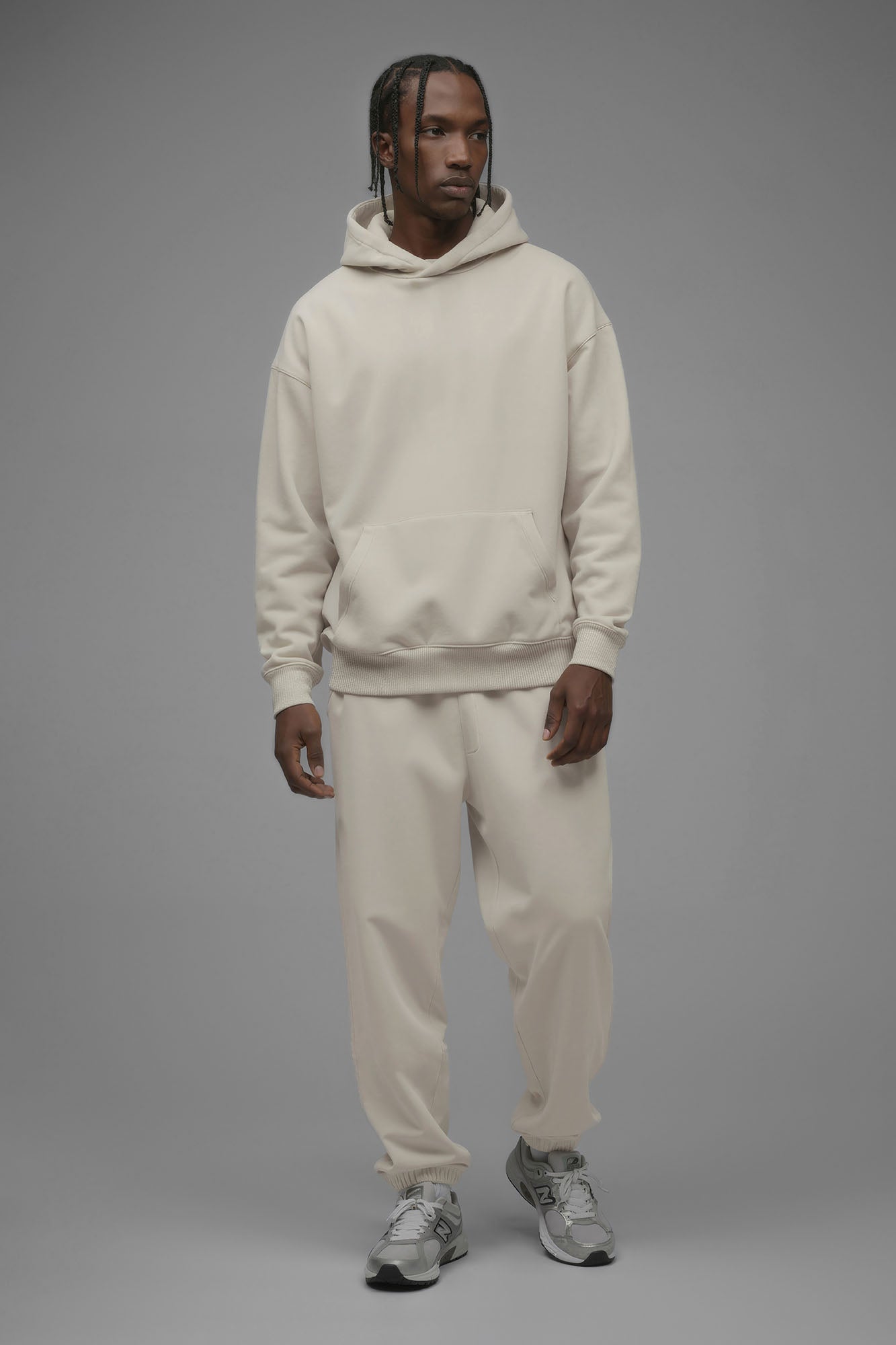 410 Oversized Hoodie - Cream