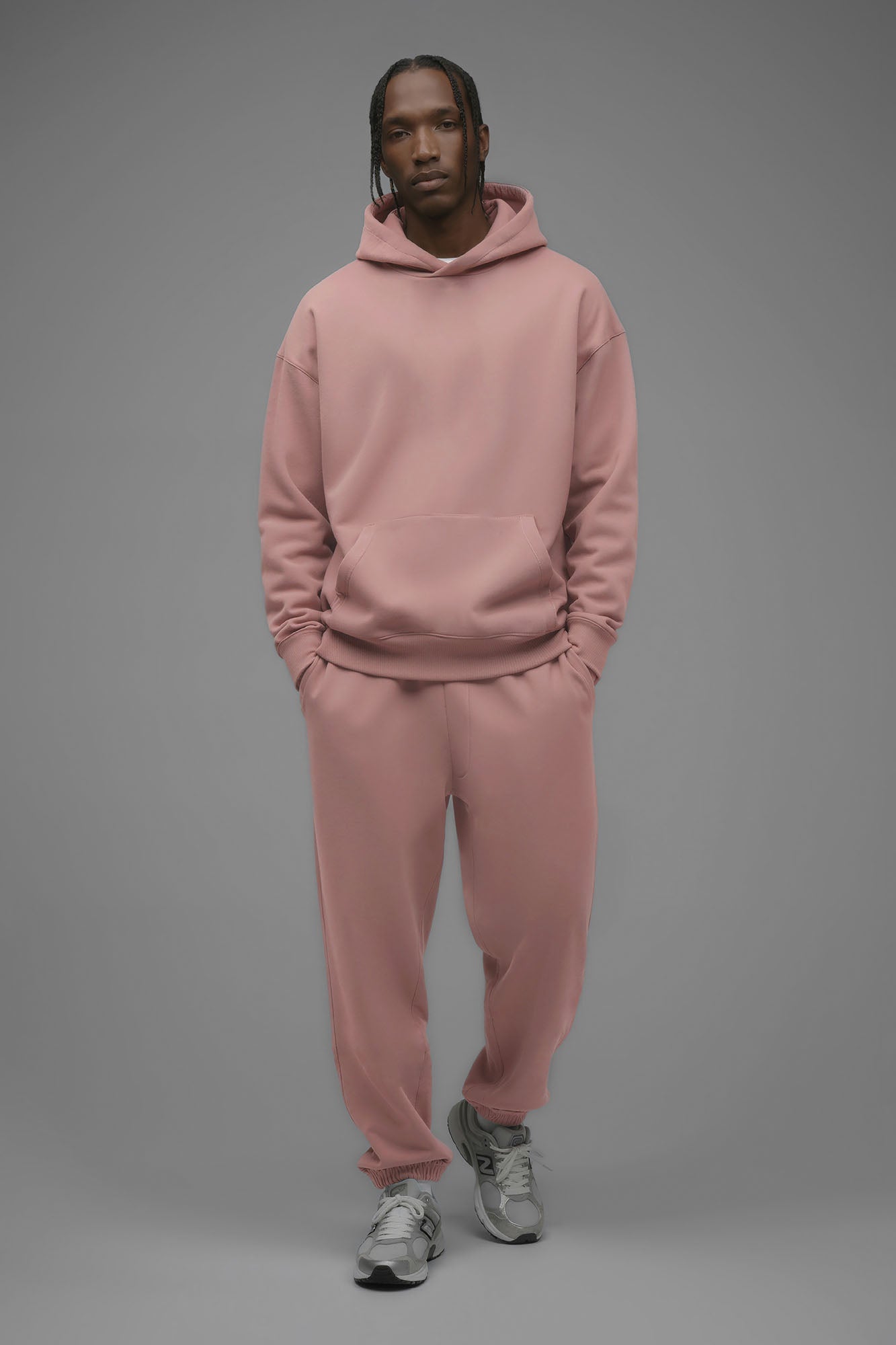 410 Oversized Hoodie - Pink