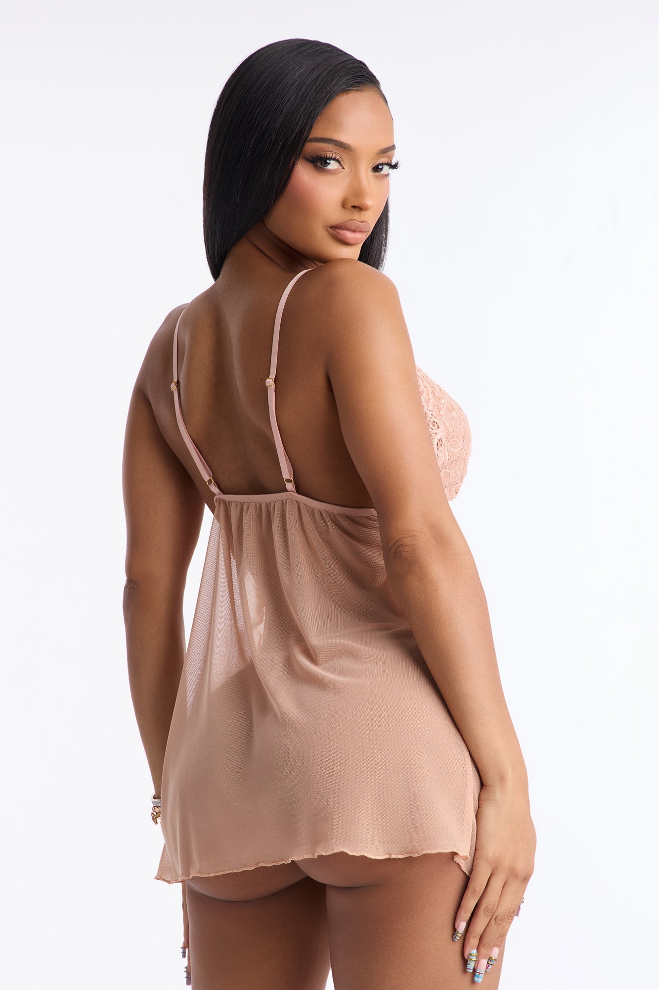 Hold Me Tonight Babydoll - Blush