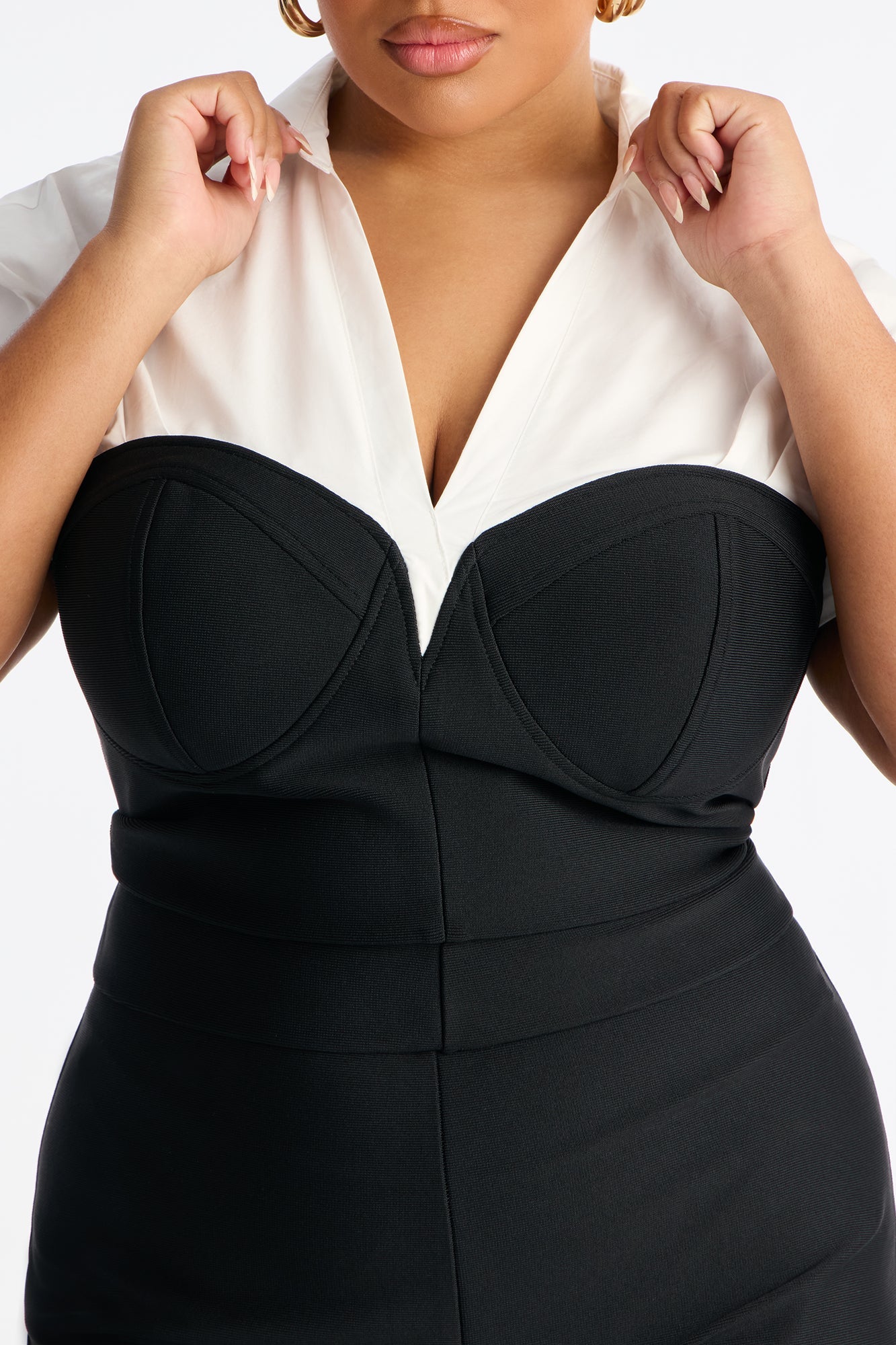 Brenda Bandage Wide Leg Jumpsuit - Black