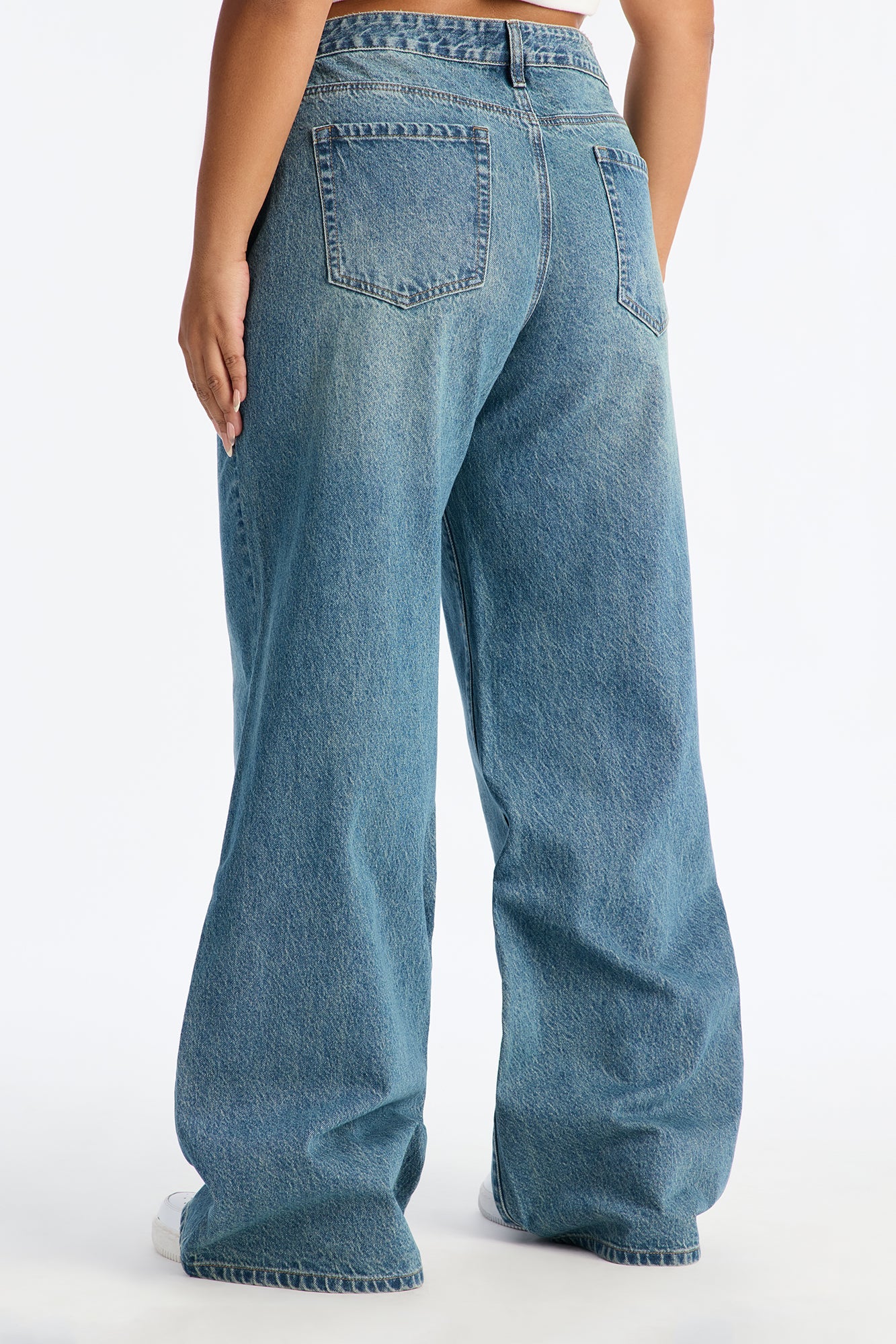 Tall Westside Low Rise Wide Leg Jean - Vintage Wash