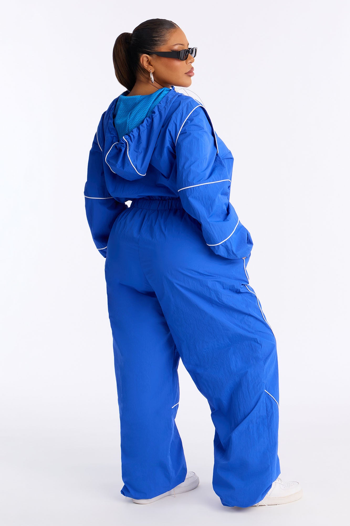 No Rush Polar Fleece Pant Set - Blue